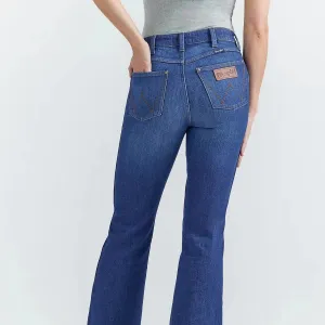 Wrangler Retro Women's Bailey High Rise Trouser Jean in Frances Basic Style Everyday Style