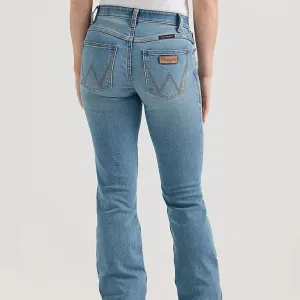 Wrangler Women's Ultimate Riding Jean Willow Mid-Rise Bootcut in Olivia Lifestyle Piece Minimalist Style Chill Outfit