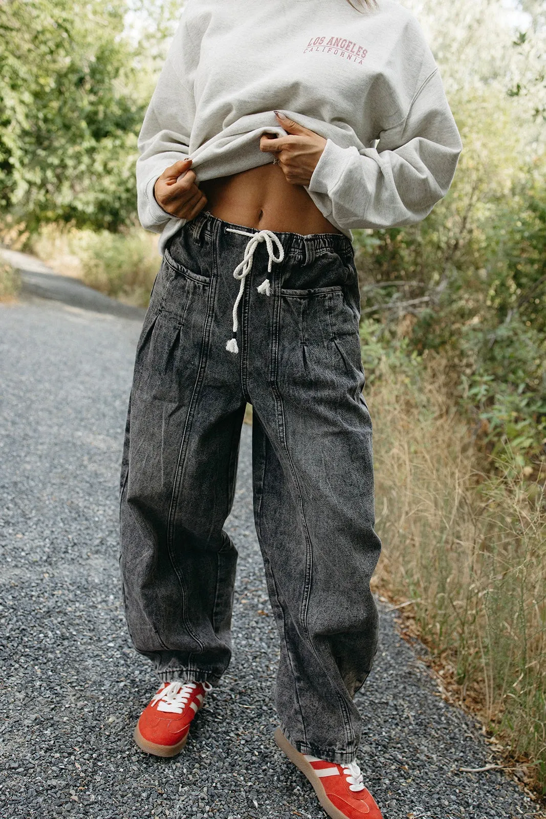 Smokestack Washed Denim Barrels LightweightComfort Quick Release Closure