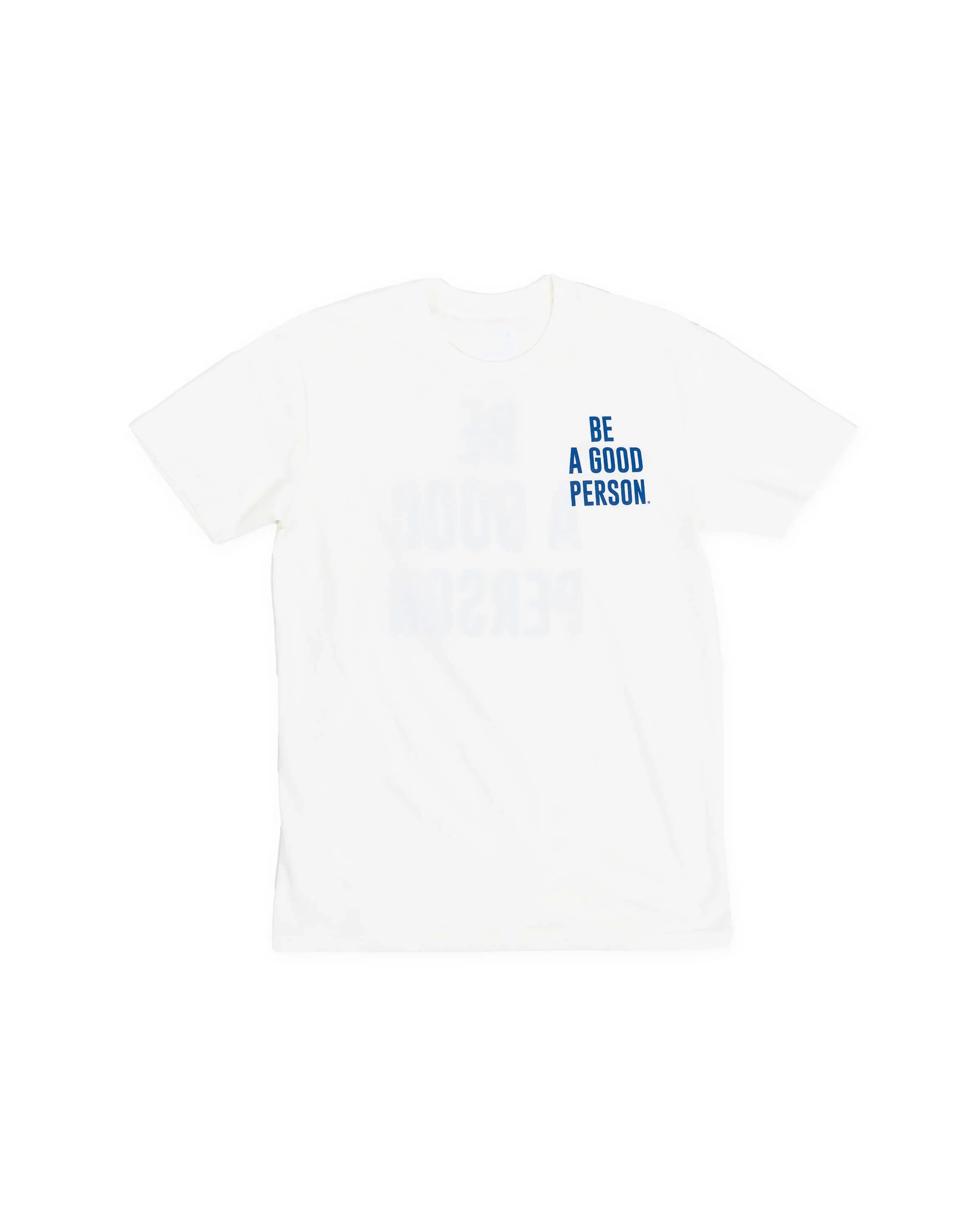Mini Logo T-Shirt - Cream/Blue Elegant Comfy Choice