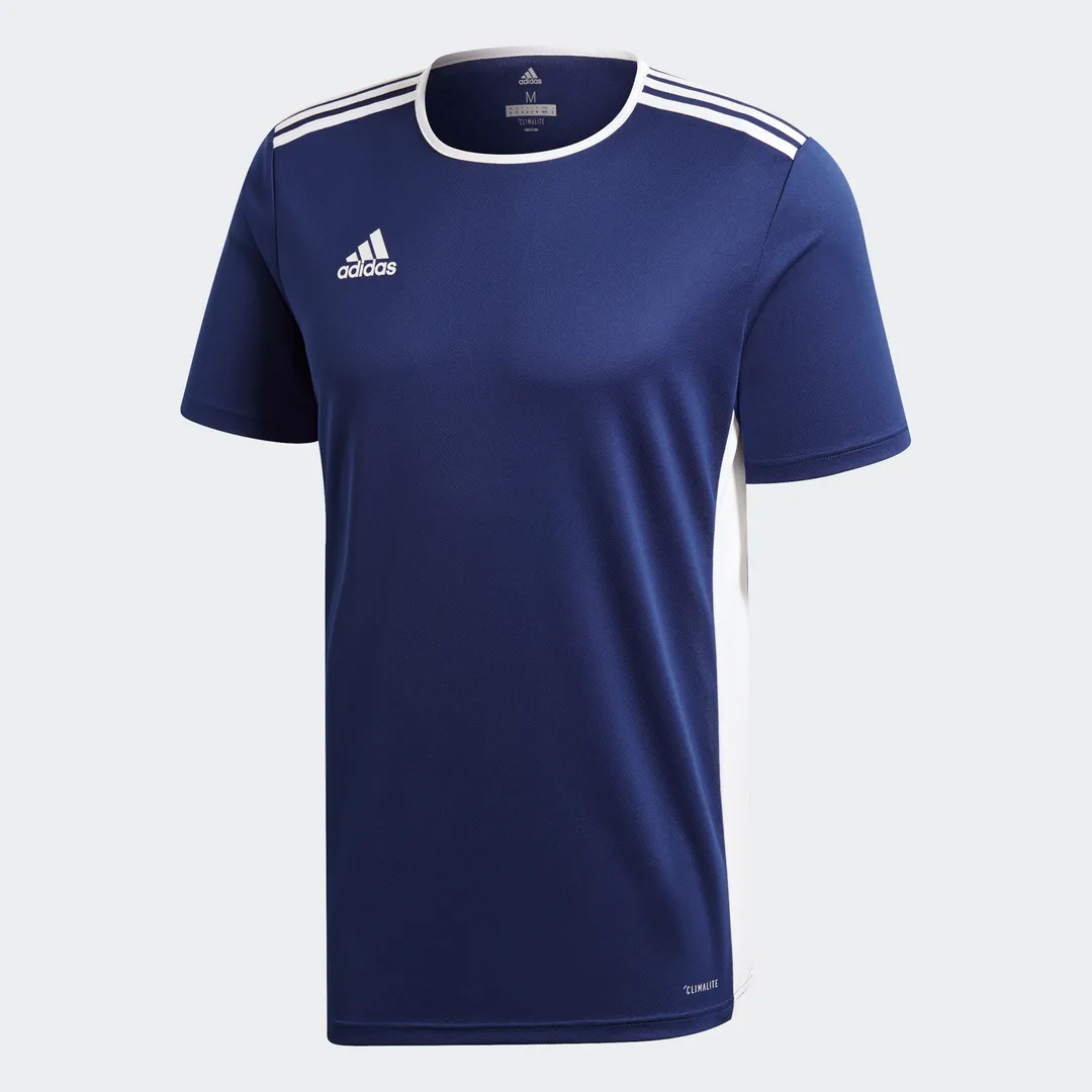 Reinforced Stress Point Stitching adidas ENTRADA 18 Soccer Jersey | Dark Blue | Men's