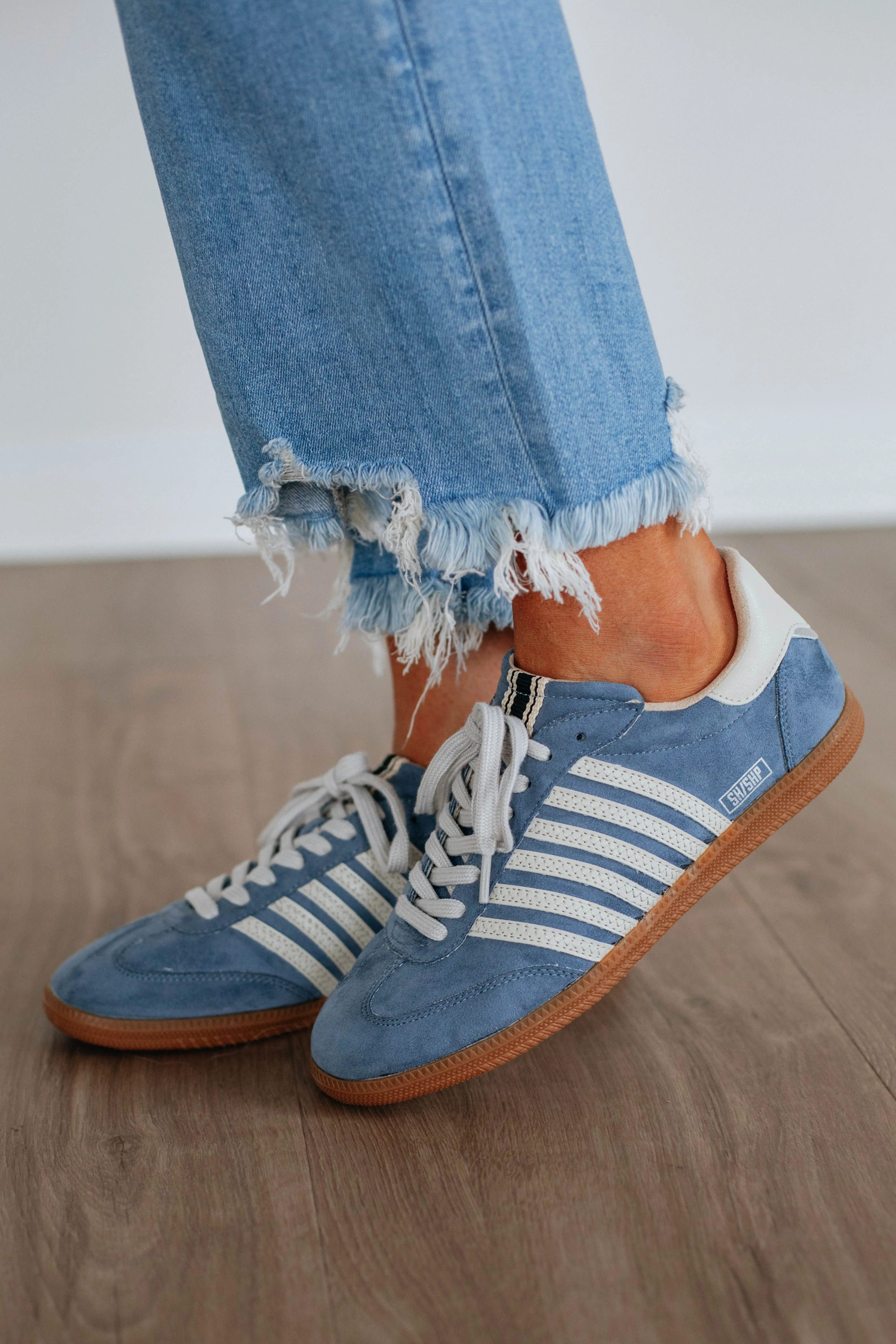 Cactus Cool Always A Trendsetter Sneakers - Dusty Blue