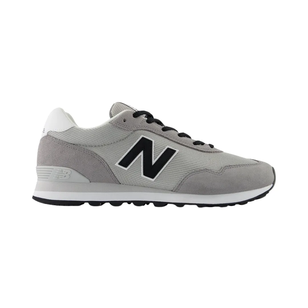 adjustable lacing system professional running footwear NEW BALANCE ML515AGG-2E 515 MN'S (Wide) Artic Grey/White Mesh & Suede Running Shoes
