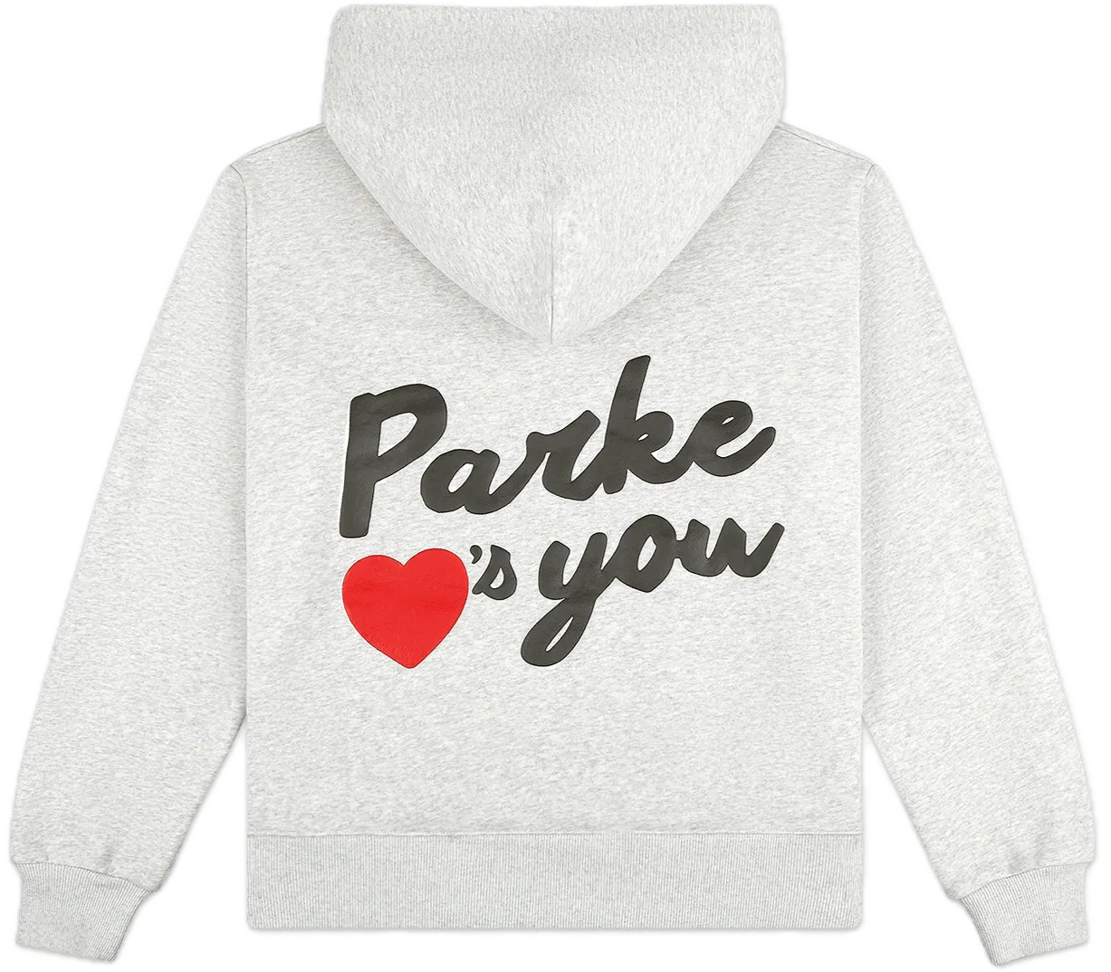 Parke Loves You Hoodie goes with jeans