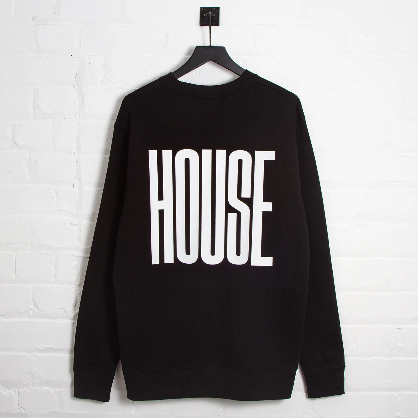 Higher House Back Print - Sweatshirt - Black aesthetic features
