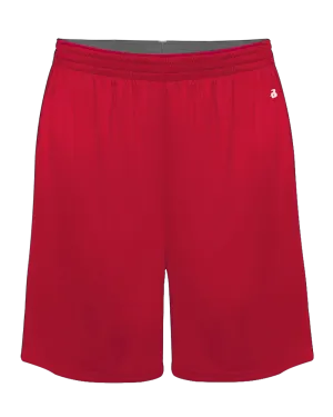 Badger Men's Ultimate Softlock Shorts Quick Action Fit Flatlock stitching