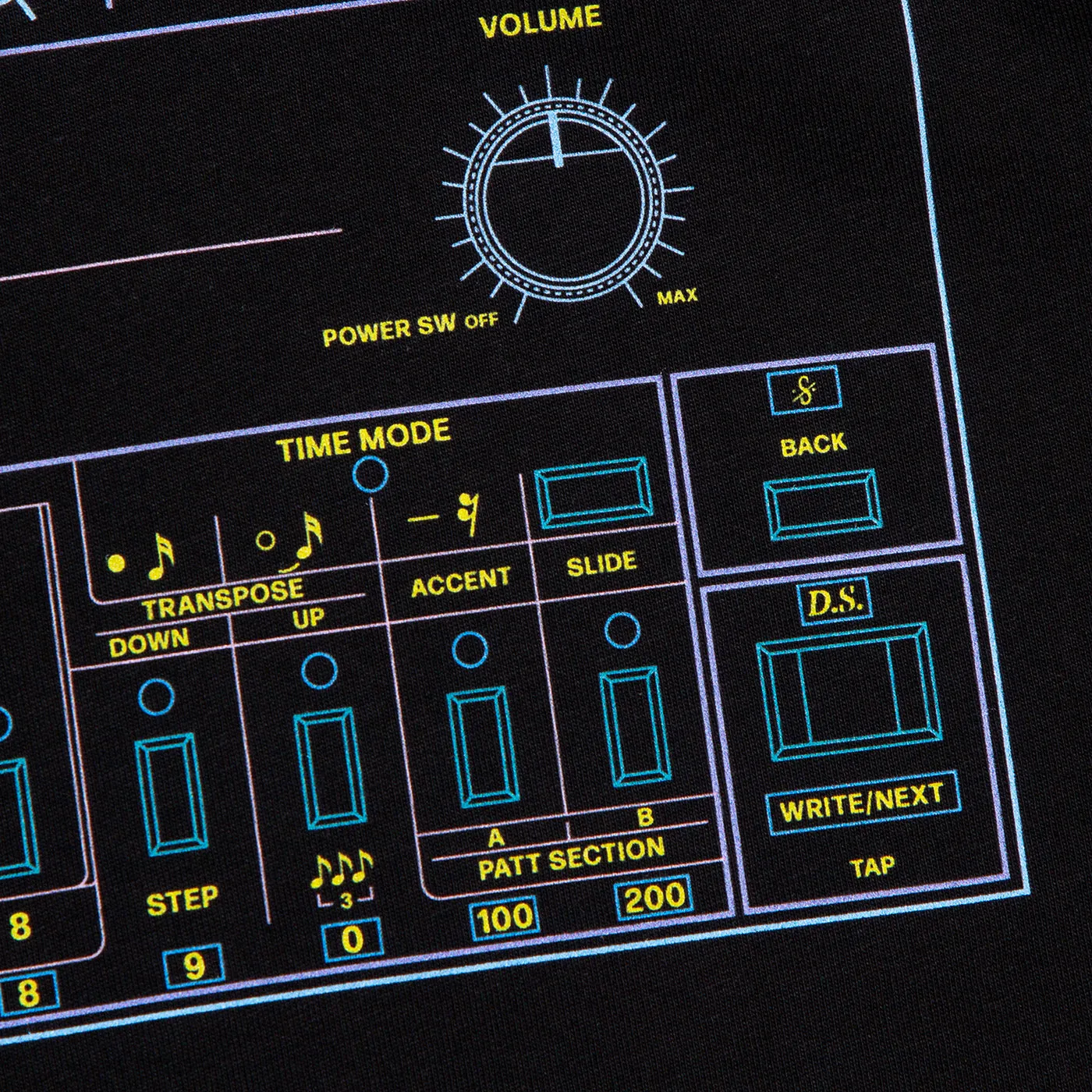 303 Colours Back Print - Sweatshirt - Black Trendy Design