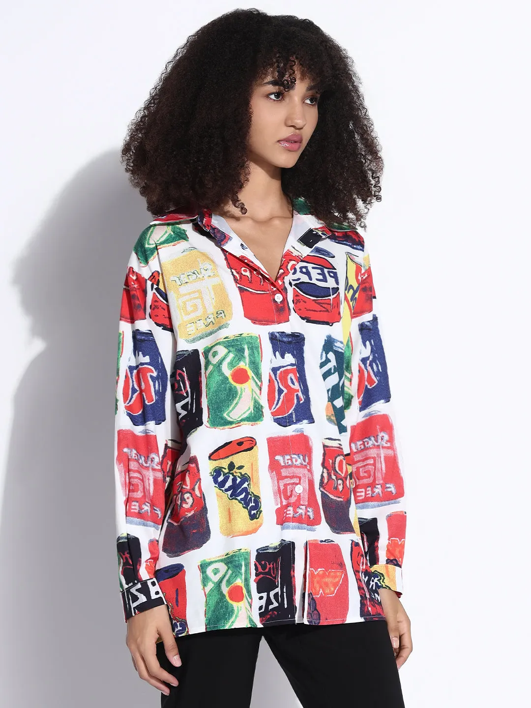 Sport Wear Regular fit normality Women's Graphic Multi Oversized Shirt