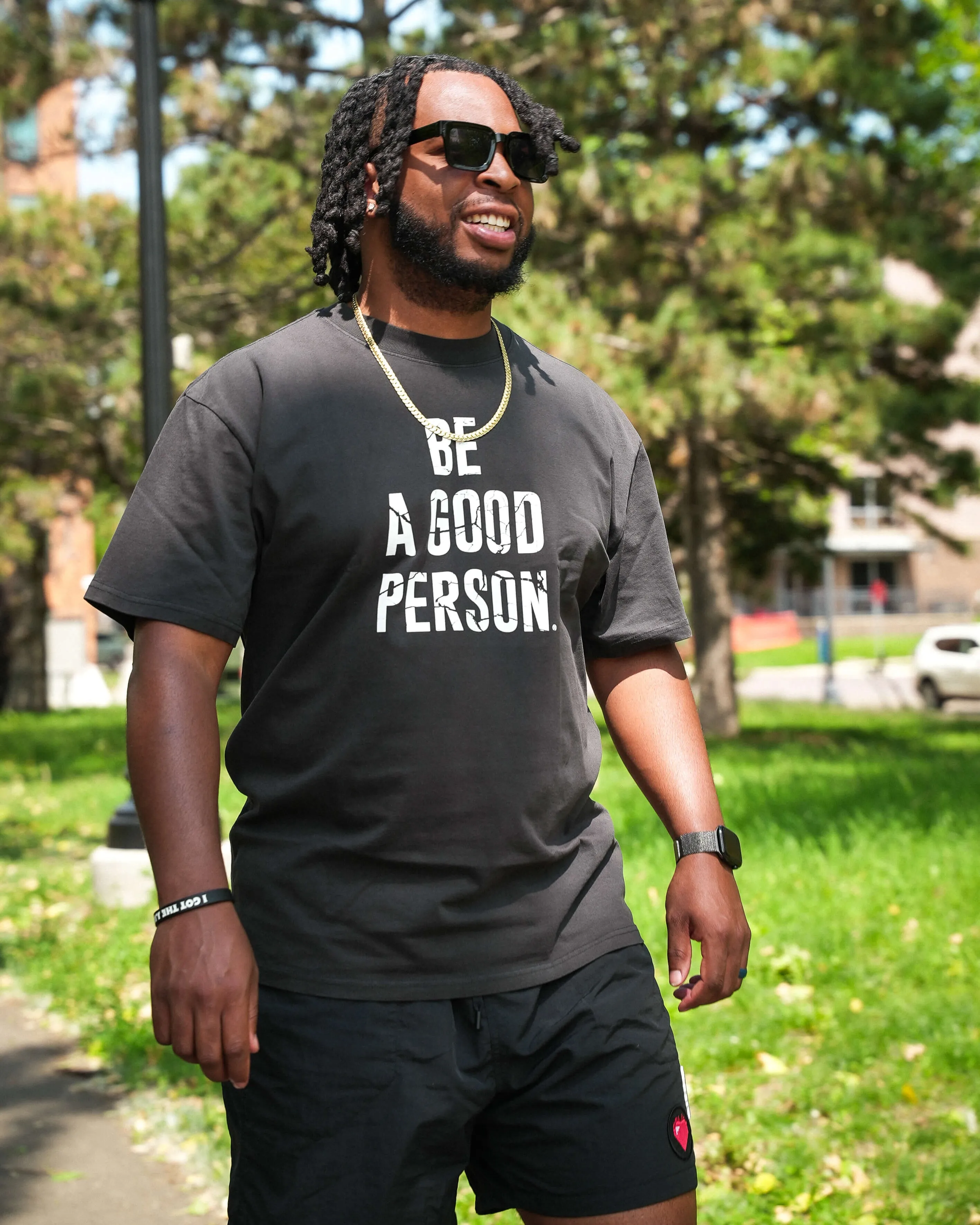 Chic Cut Vintage Signature T-Shirt - Faded Black