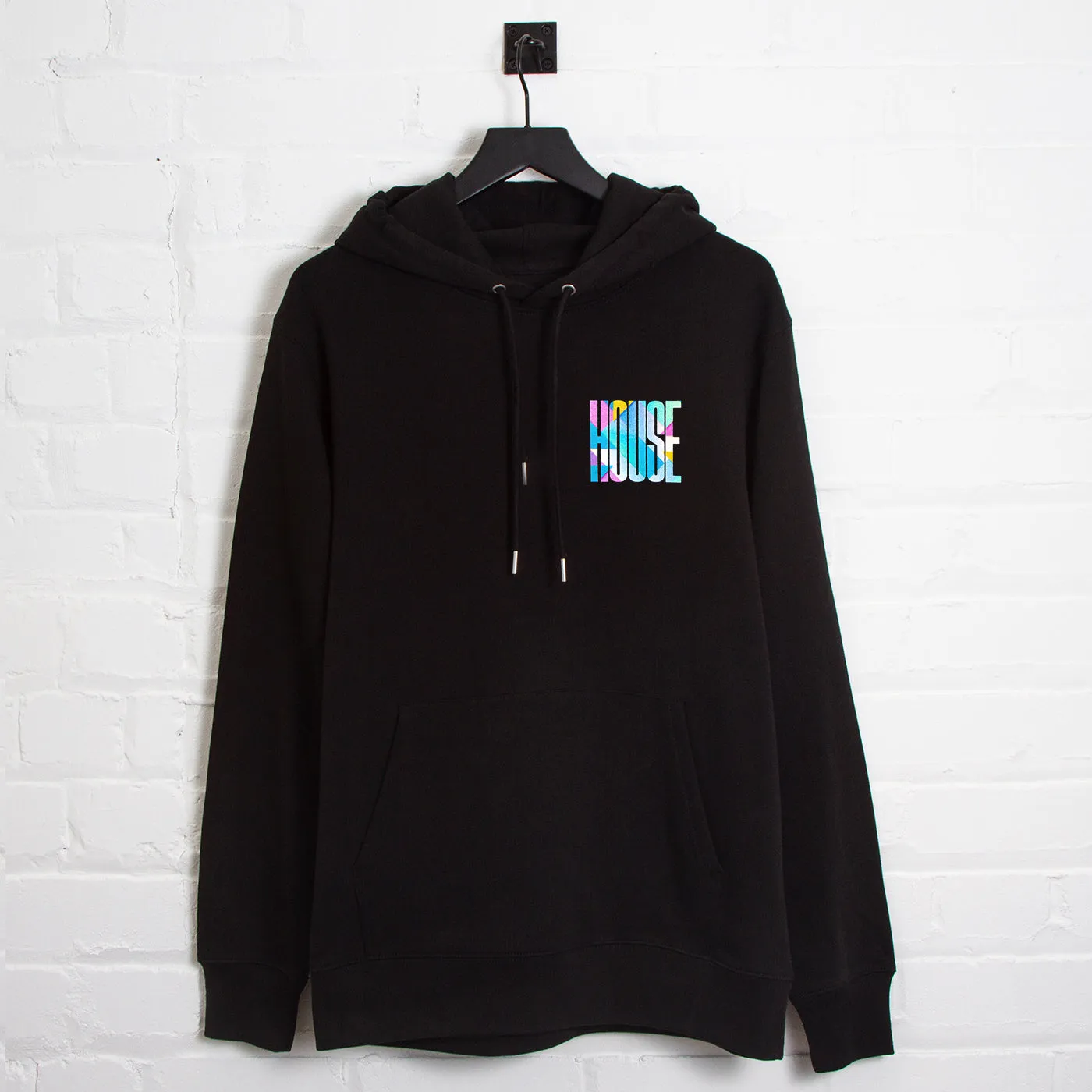 Street Comfort Solstice Higher House Back Print - Hood - Black