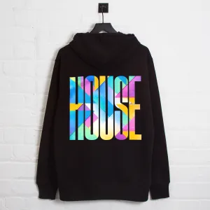 Solstice Higher House Back Print - Hood - Black Beach Style earthy colors
