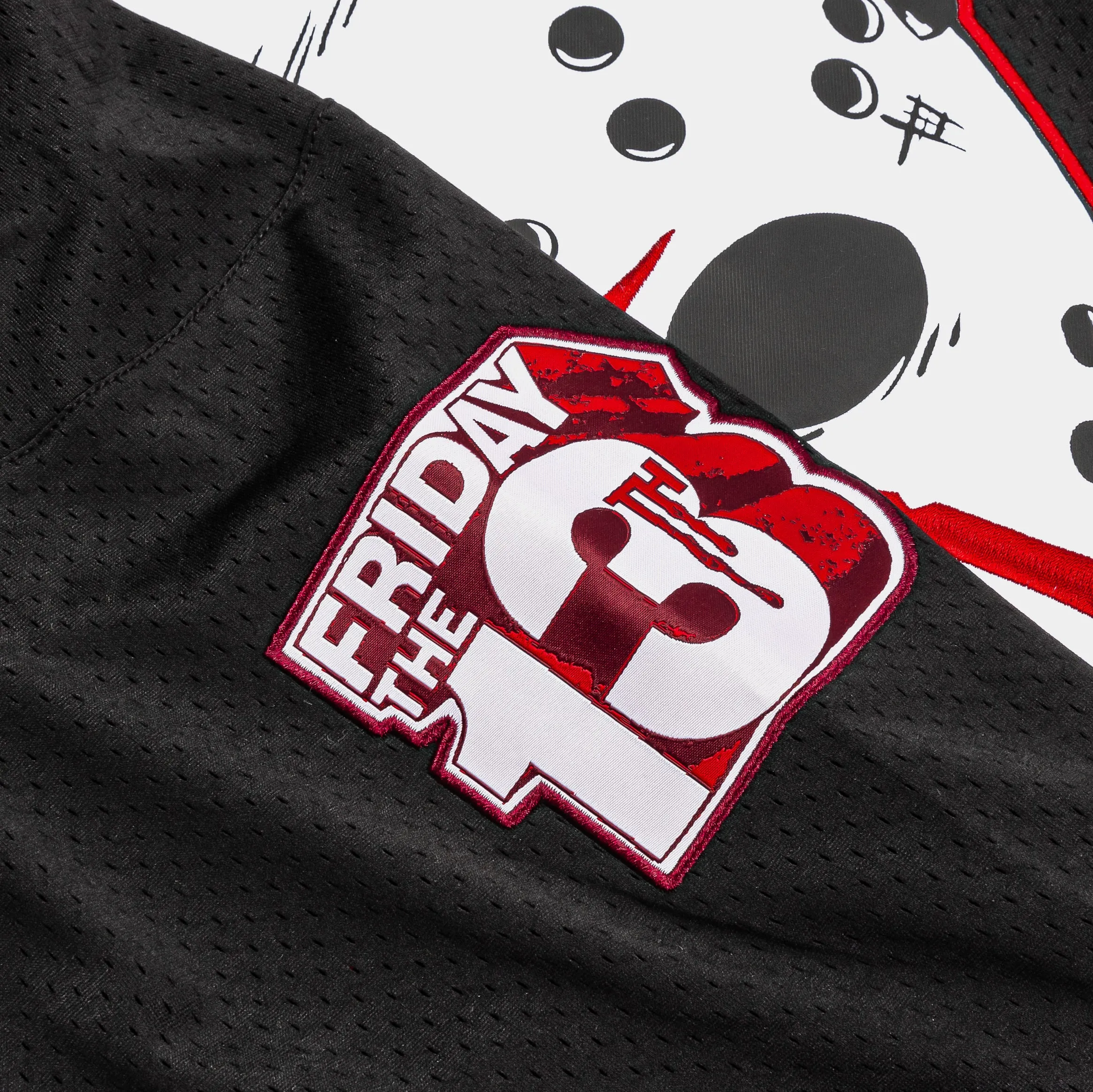 SP x Friday The 13th Voorhees Hockey Mens Jersey (Black/Red) Lockstitch Detailing Anti Static Finish
