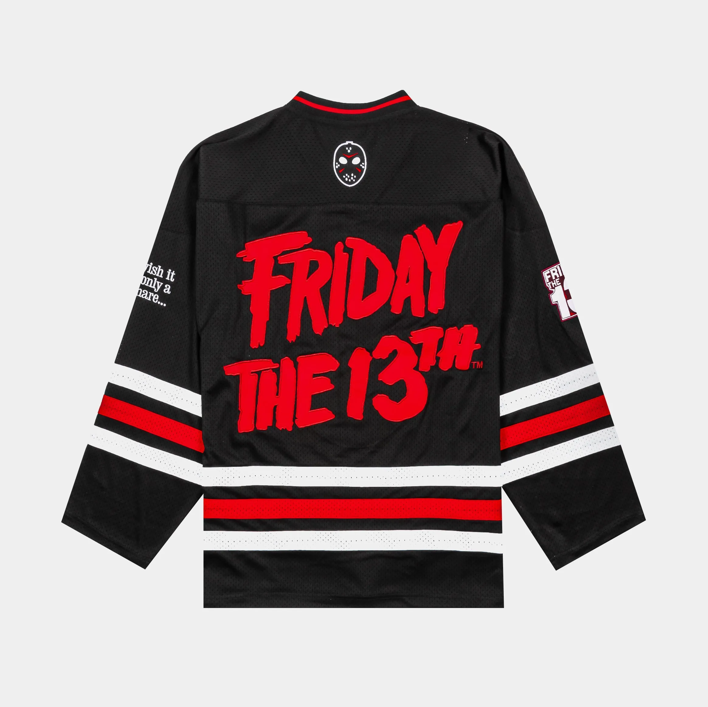 SP x Friday The 13th Voorhees Hockey Mens Jersey (Black/Red) Cozy Performance
