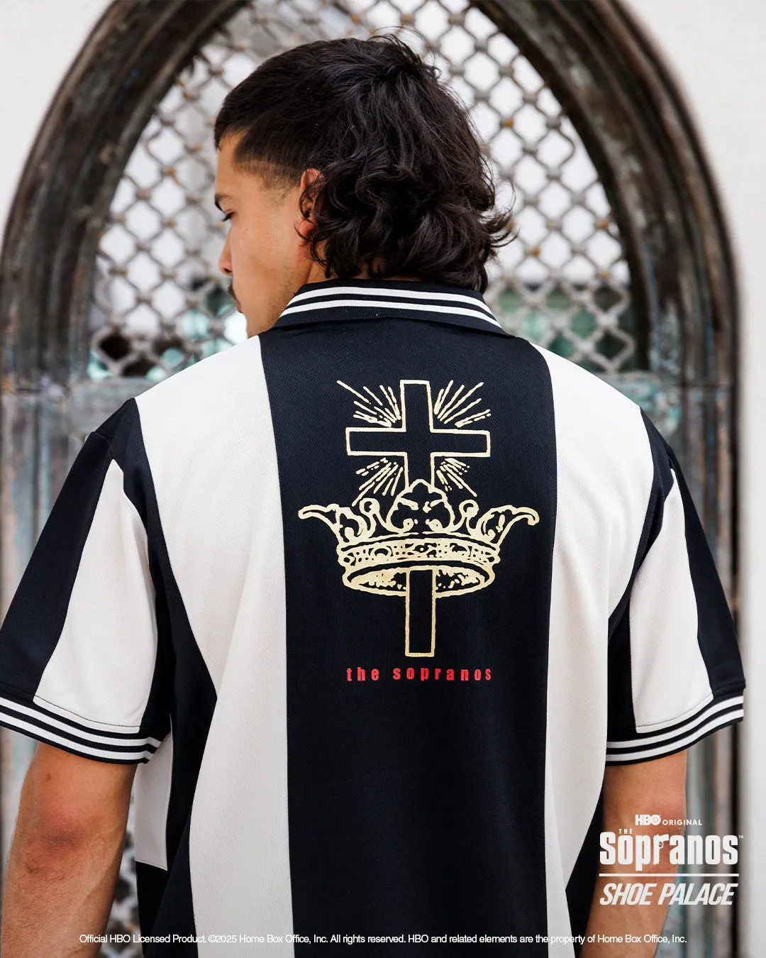 Sweat Control SP x Sopranos Familia Soccer Mens Jersey (Black/Cream)