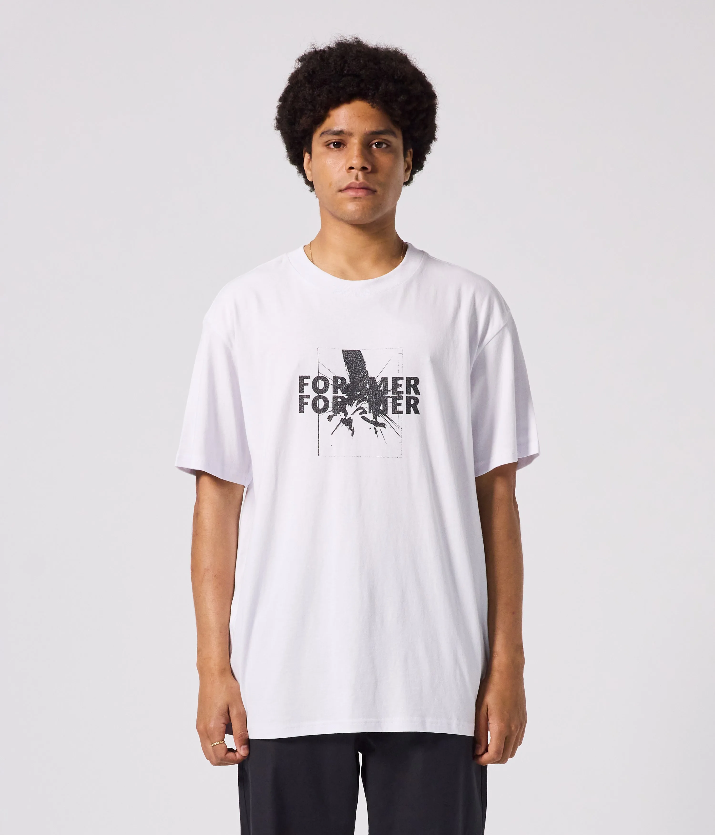 SPLINTER T-SHIRT // OYSTER Soft Fit Wear No Slip Shoulder Design