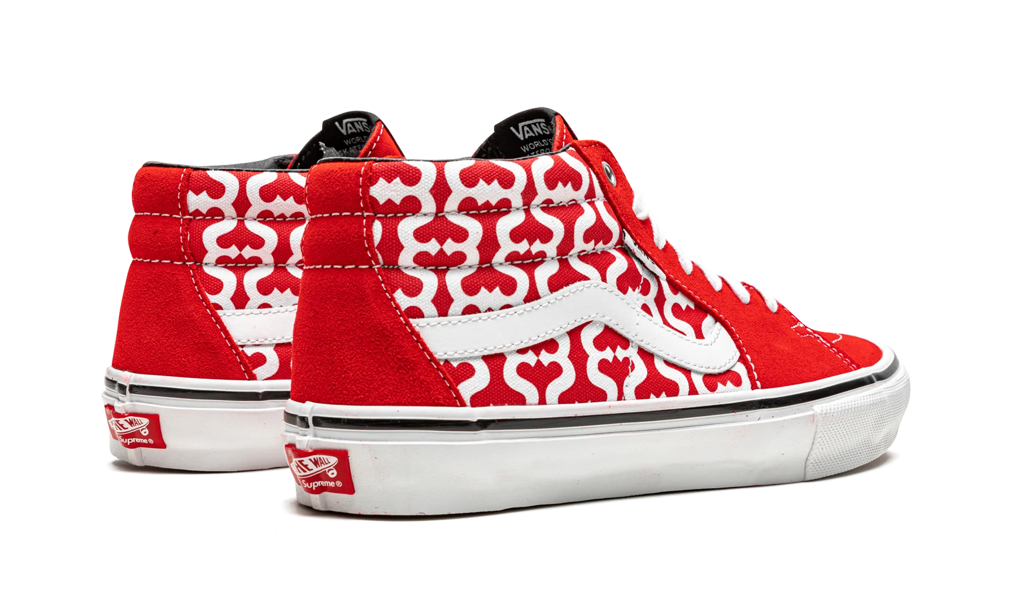 School Day Skate Grosso Mid "Supreme - Monogram S - Red"