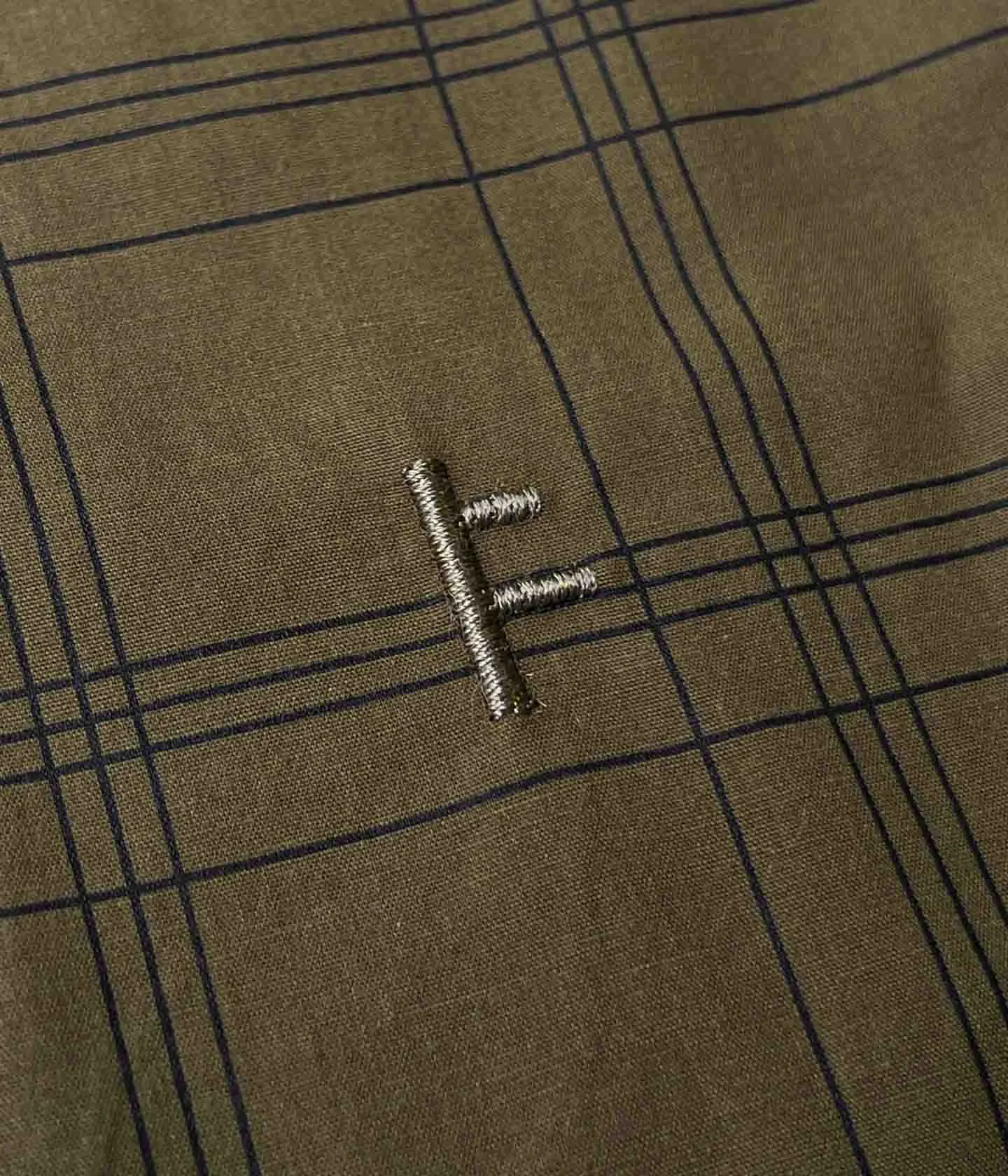 WINDOWPANE SS SHIRT // OLIVE Light and Breezy