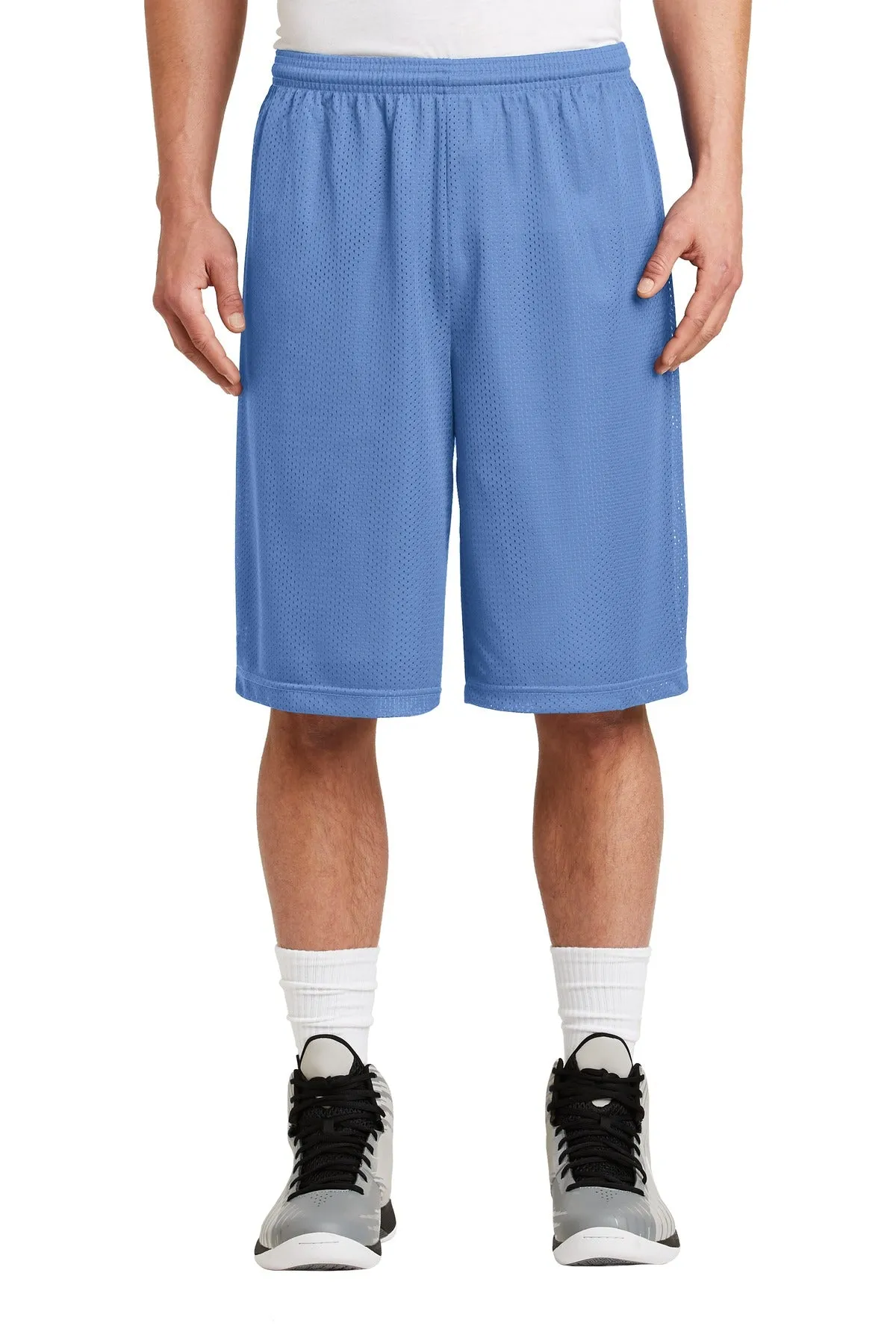 Effortless Look Casual Clothing Sport-Tek Men's Extra Long PosiCharge Classic Mesh Shorts ST511