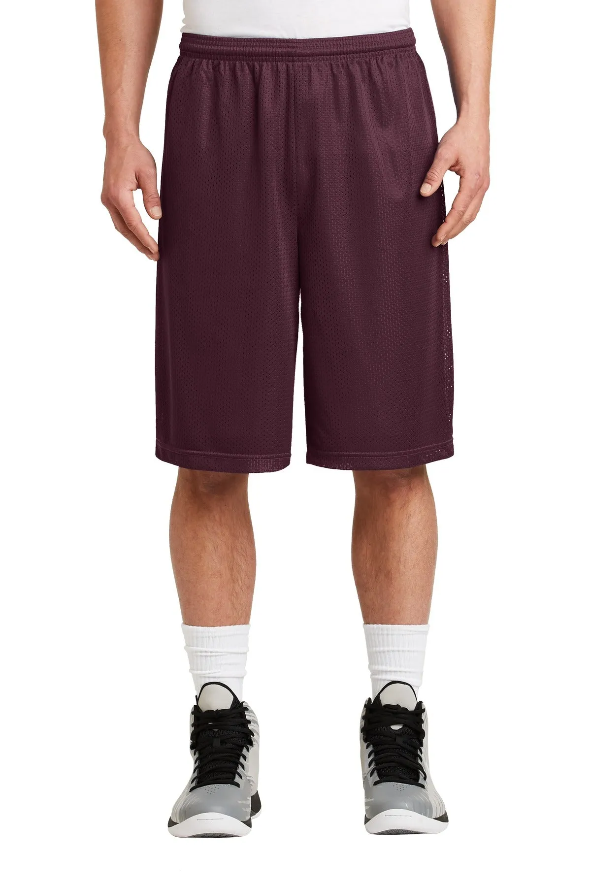 Beach Vibes GussetDesign Sport-Tek Men's Extra Long PosiCharge Classic Mesh Shorts ST511