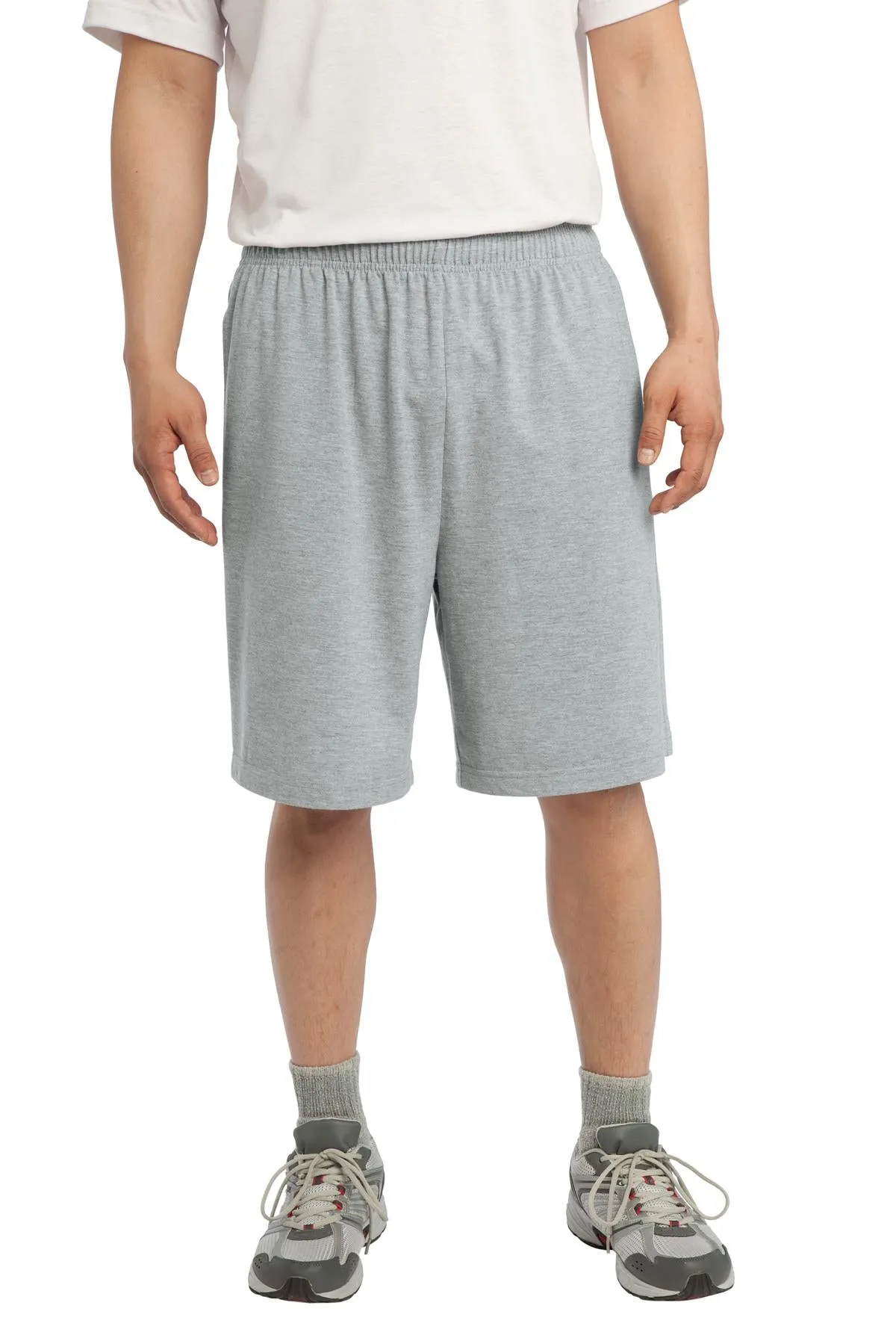 Sport-Tek Men's Jersey Knit Short with Pockets shorts set Beach Ready Shorts