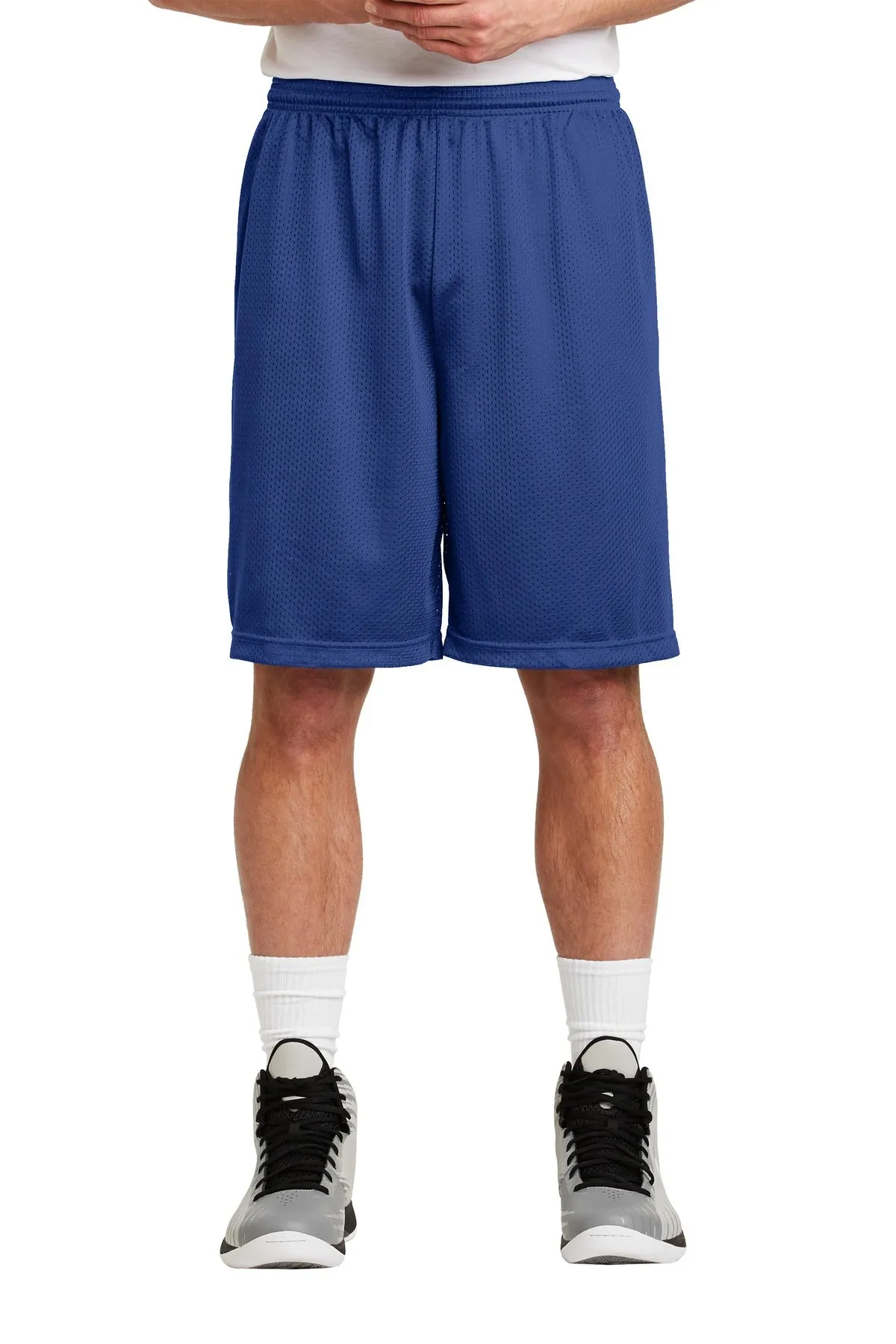 Sport-Tek Men's Long PosiCharge Classic Mesh Short education industry Moisture Wicking Technology