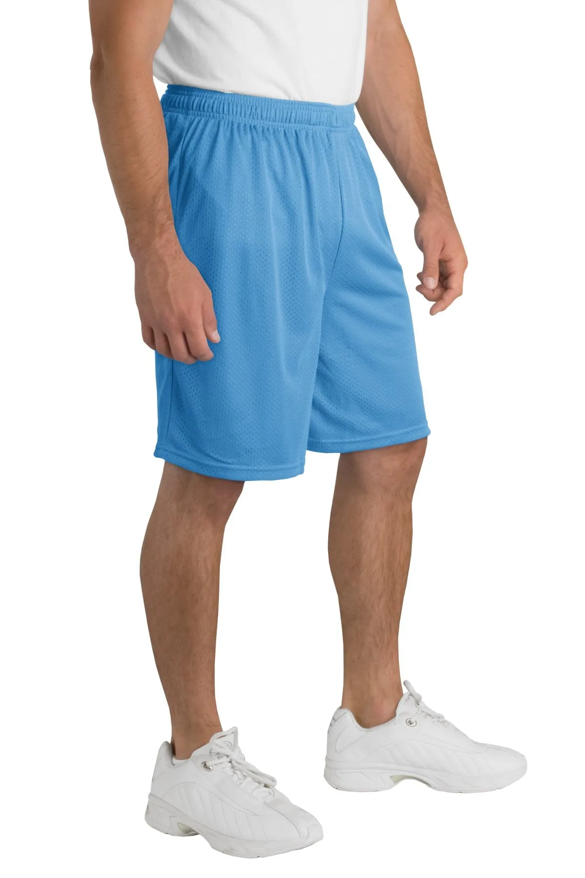 Sport-Tek Men's Mesh Short.  T510 Sweat Wicking Technology Hot Weather