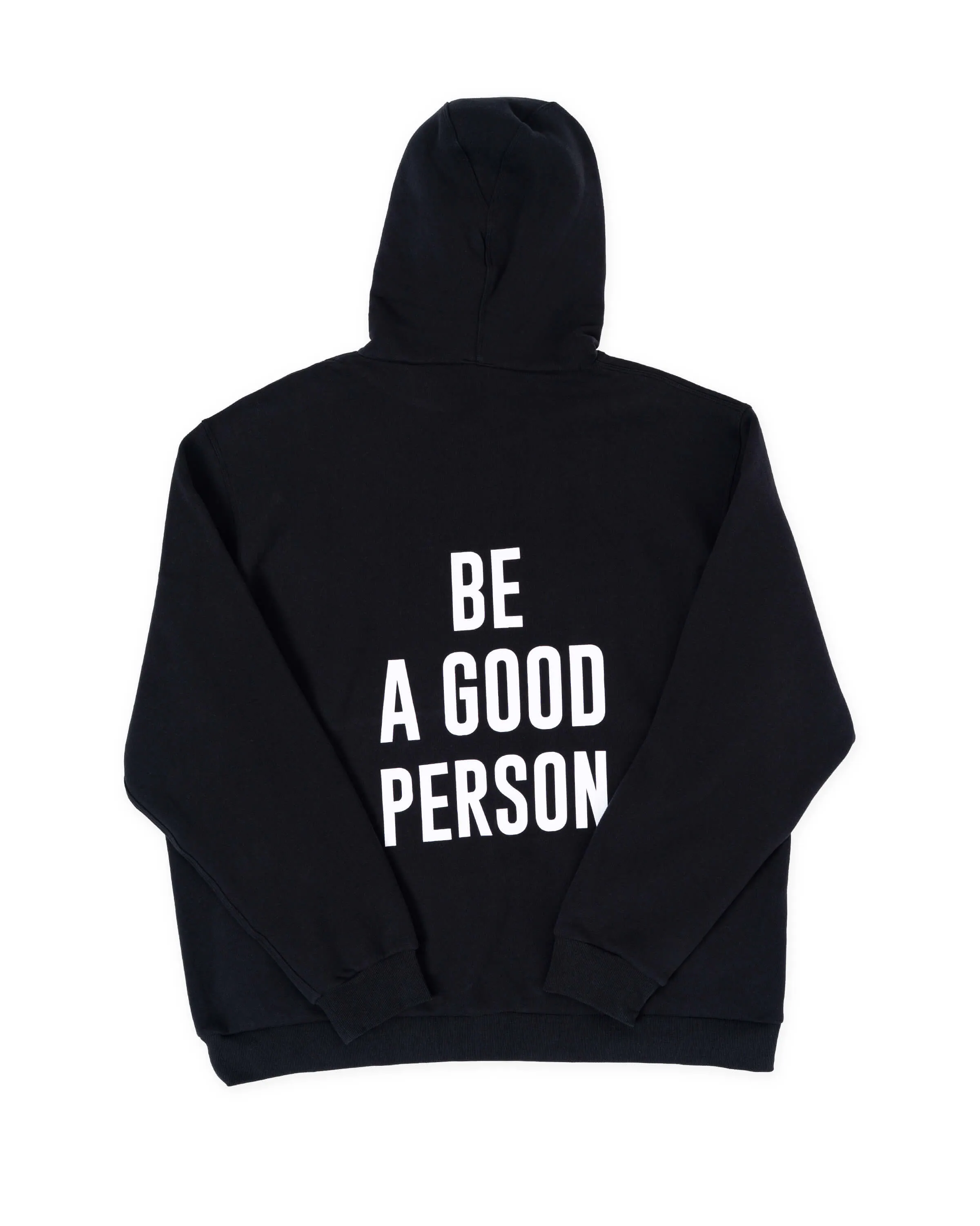 Steady State Pullover Hoodie - Black - lululemon // BE A GOOD PERSON *Pre-Order* appropriate for weekdays Cold Day Wear