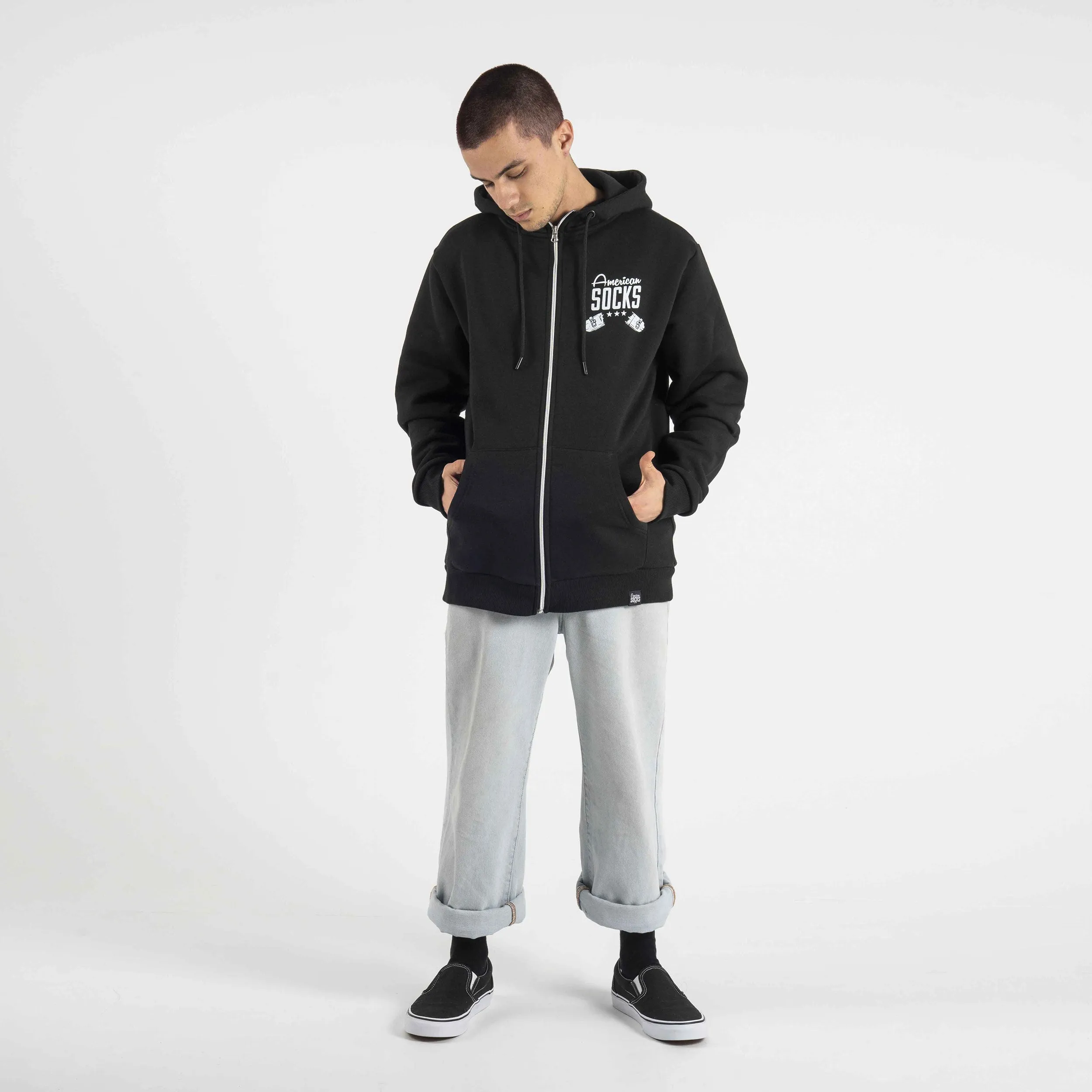 Stoked to the bone - Hoodie style test keychain accents