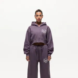 Pastel Shade Renassaince Mauve Zip Hoodie (Final Sale)