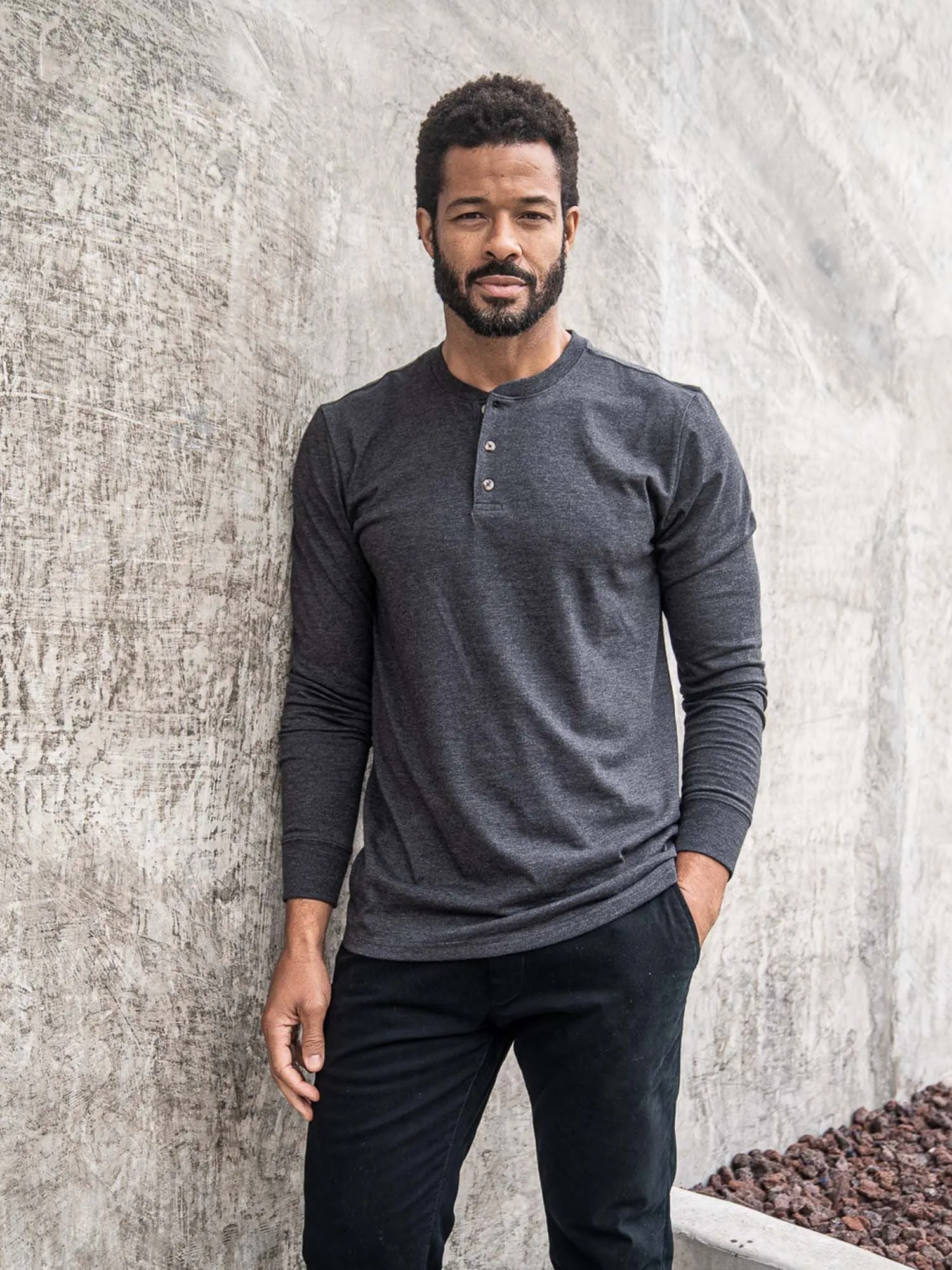 TemperatureRegulating Casual Choice Foundation Long Sleeve Henley 3-Pack