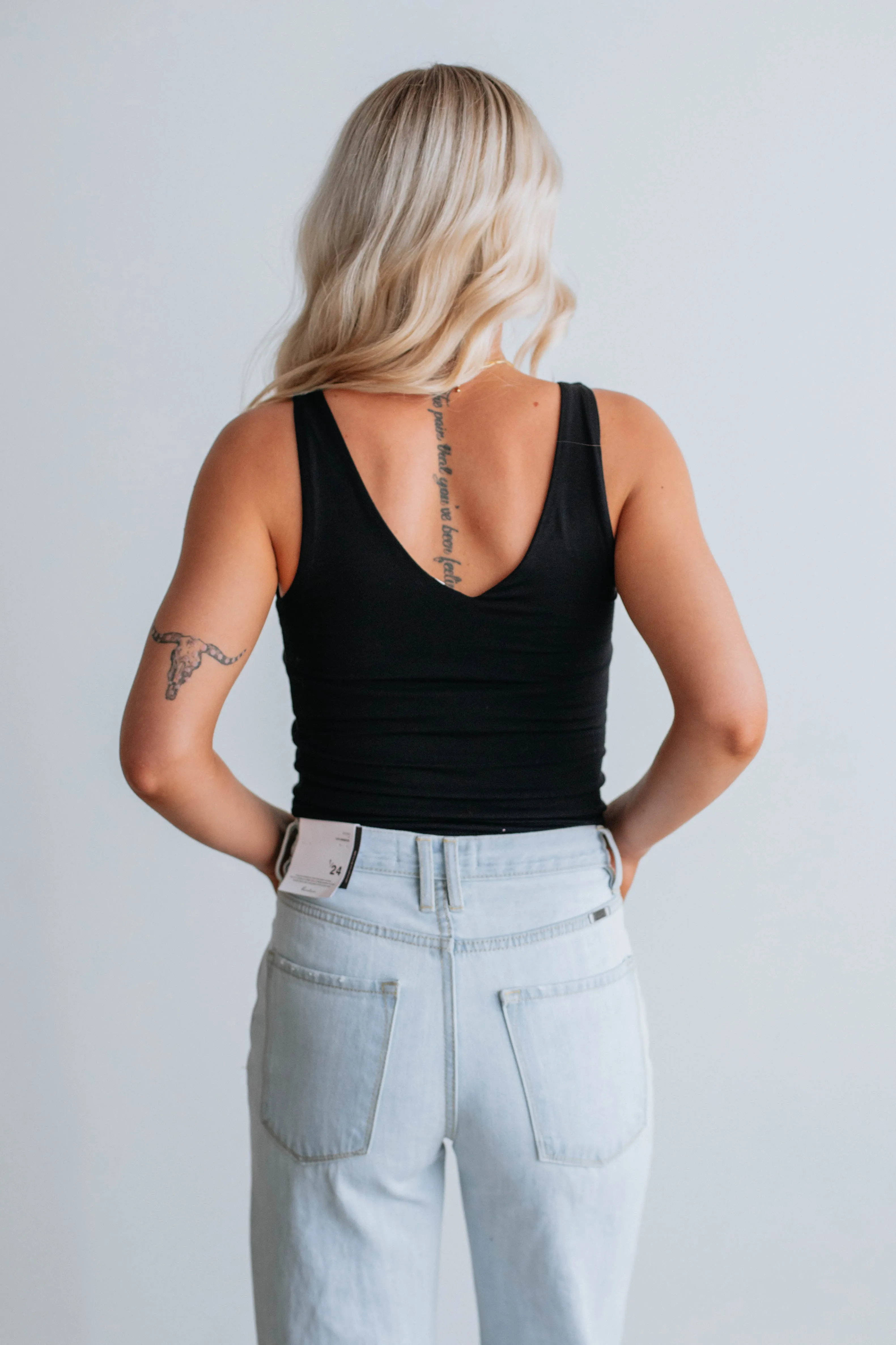 Rio Basic Tank - Black Low Impact Processing