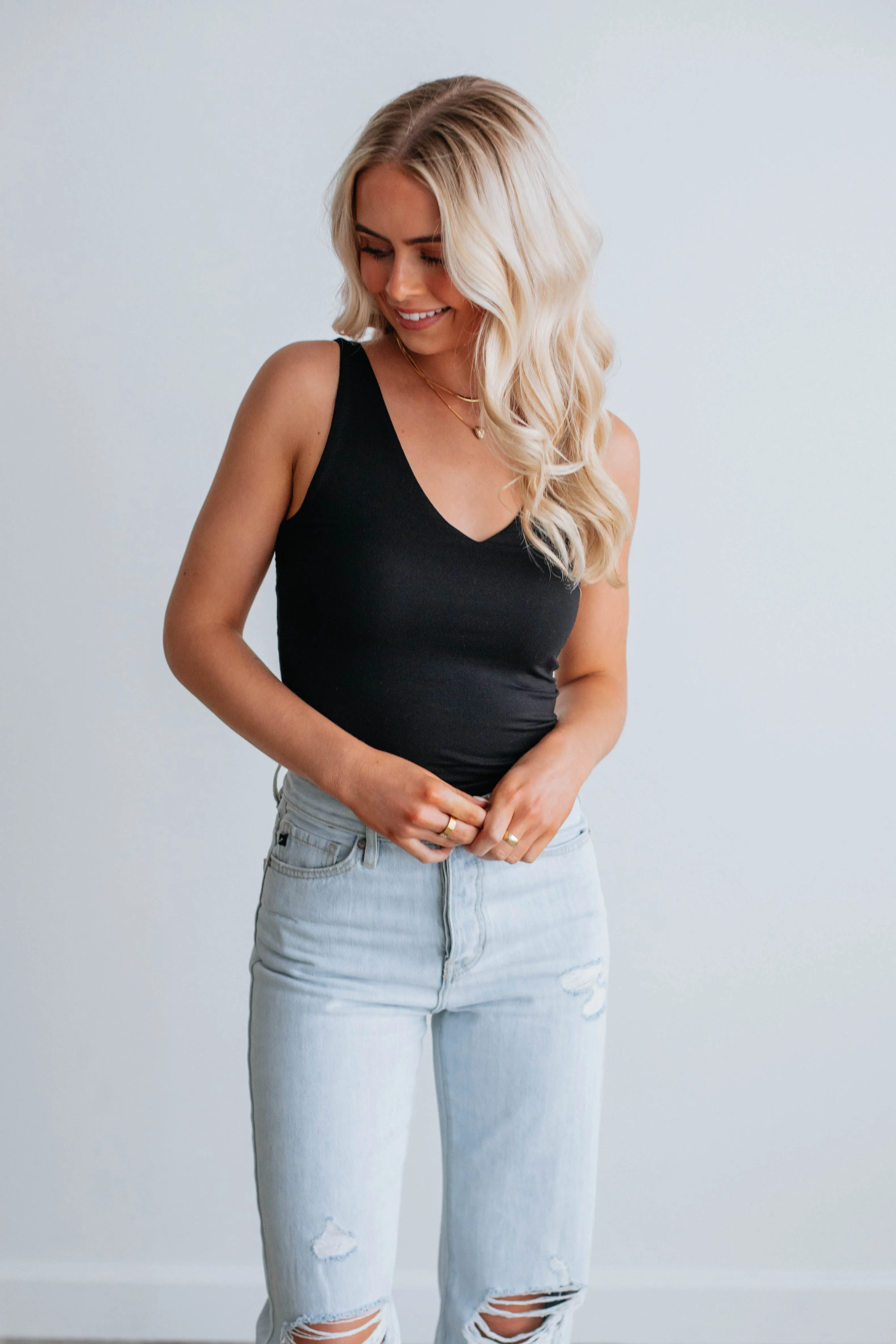Street Style Rio Basic Tank - Black
