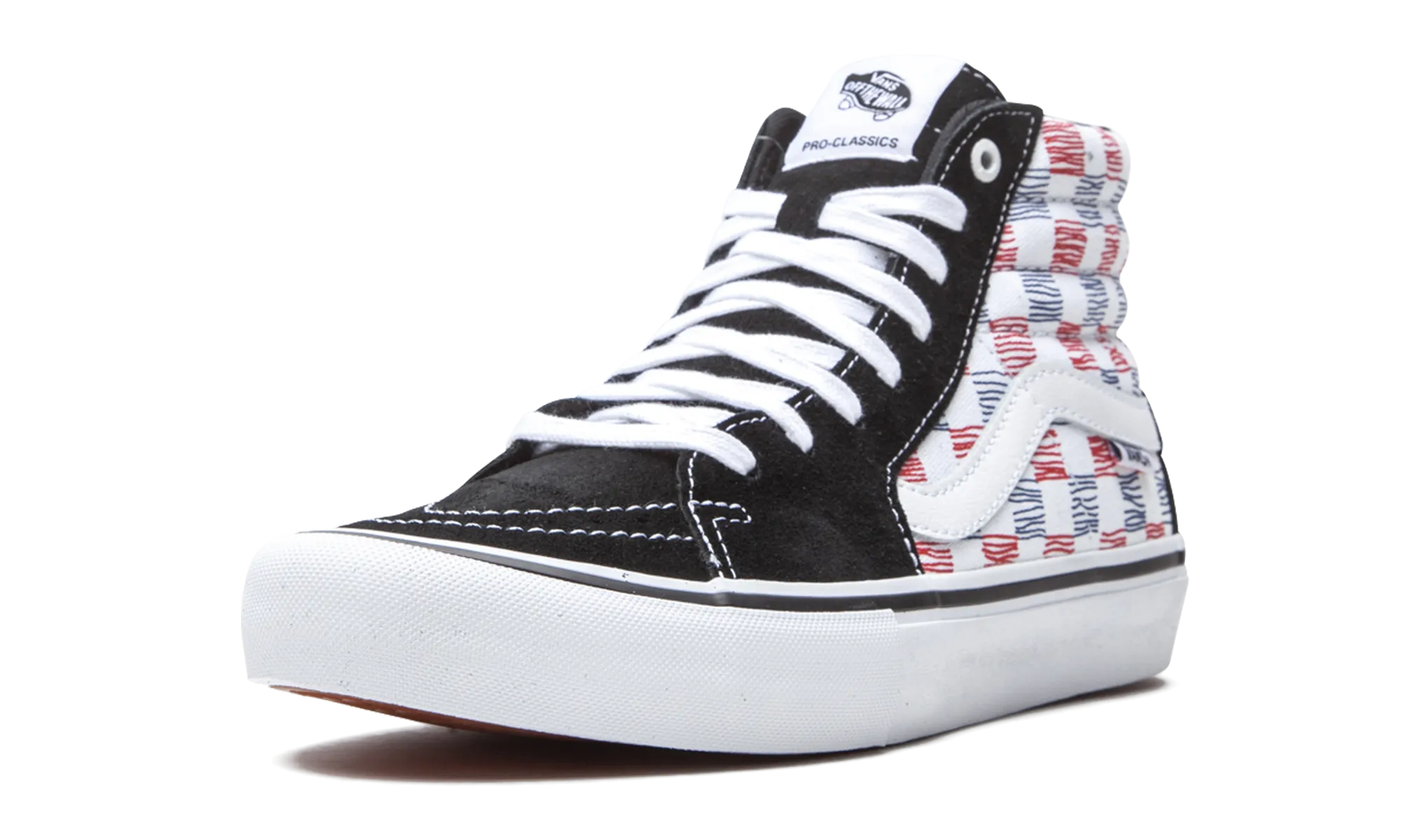SK8-HI "Sketched Checkerboard" Flexible Arch Support Water Resistant Construction