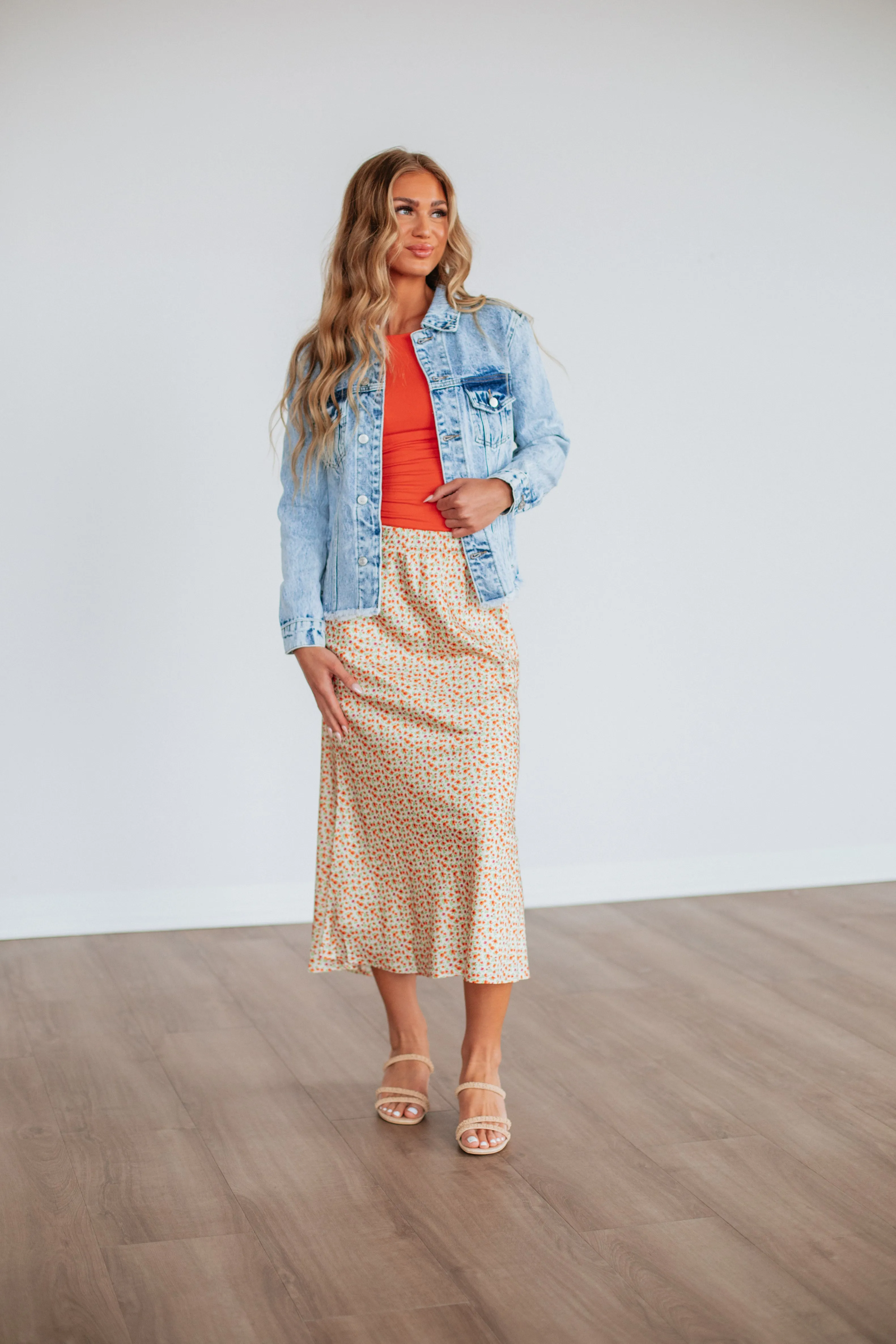 Easy Vibe Eileen Floral Skirt