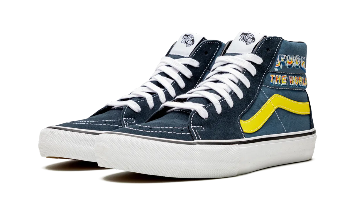 Flexible Fit Active People Sk8-Hi Pro "Supreme - F*ck the World - Navy"
