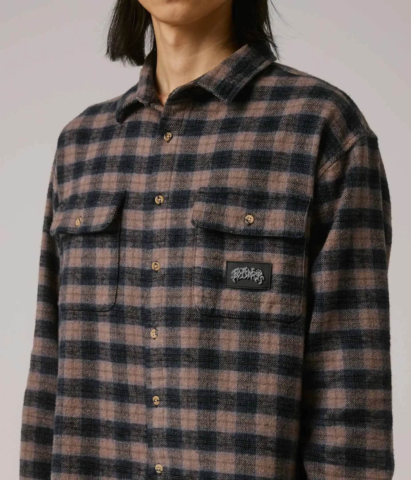 MANNERS FLANNEL SHIRT // TAUPE Light Outfit