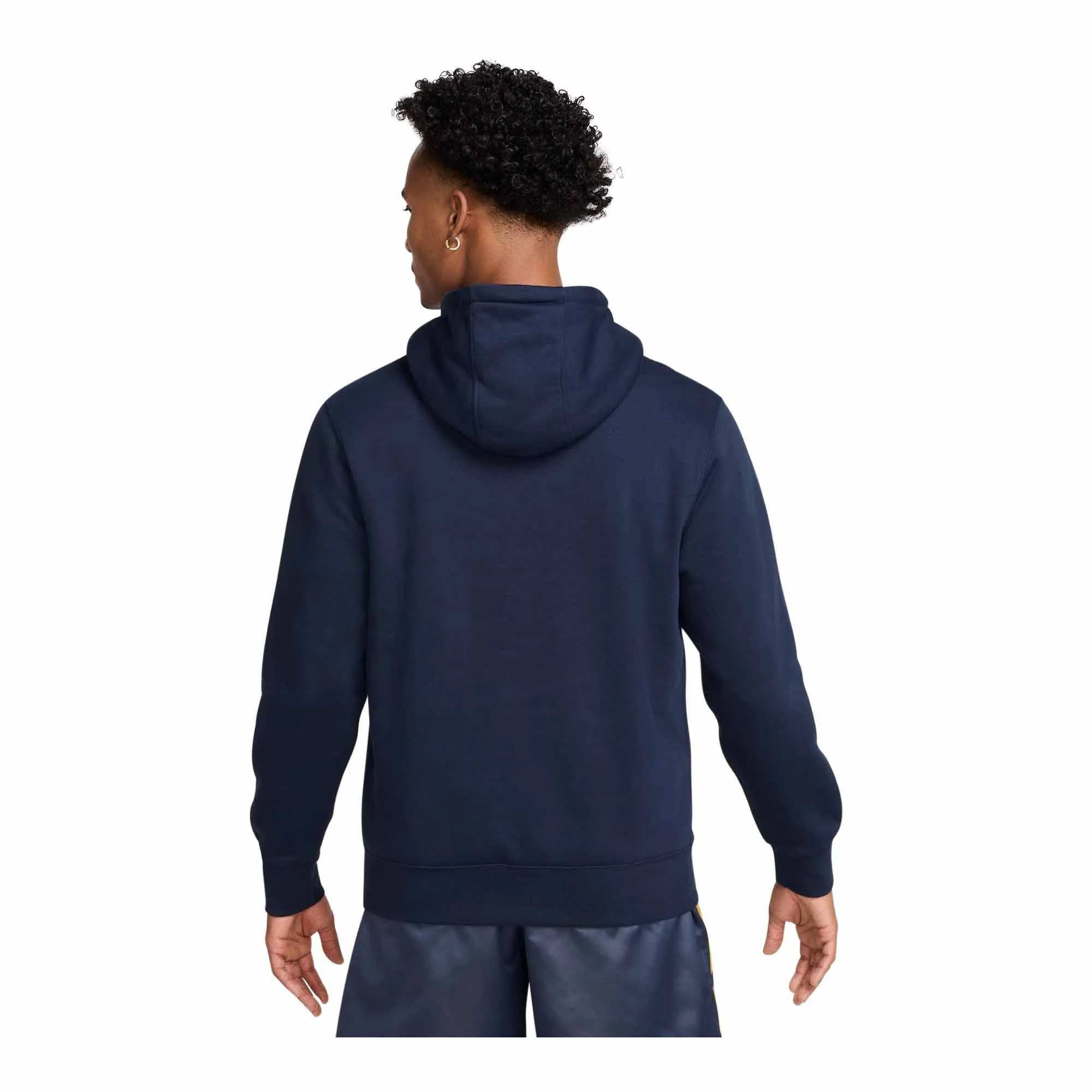 Nike Club Men's Fleece Pullover Hoodie Branded Look
