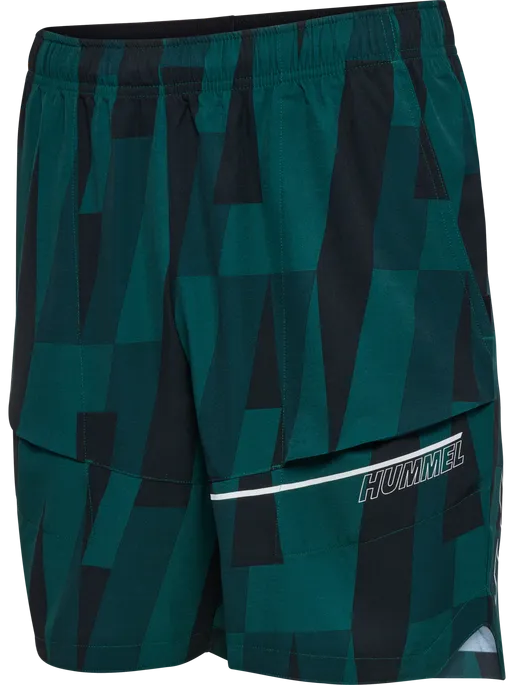 Floral Print Hummel Men's Court AOP Pocket Shorts