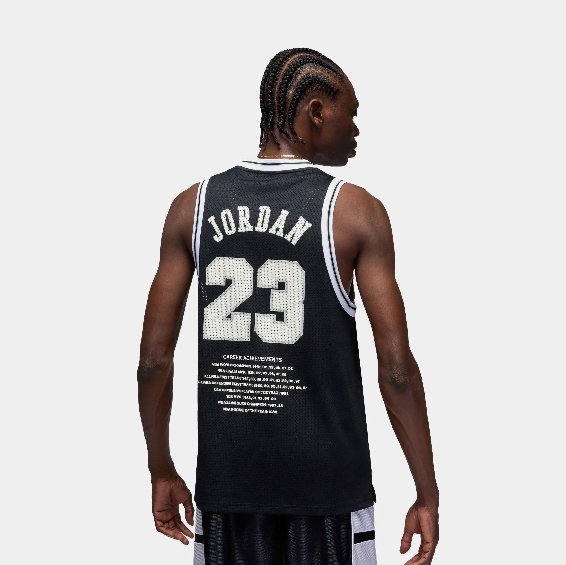 Summer Essentials Mens Jersey (Black/White) Stretchable Armholes