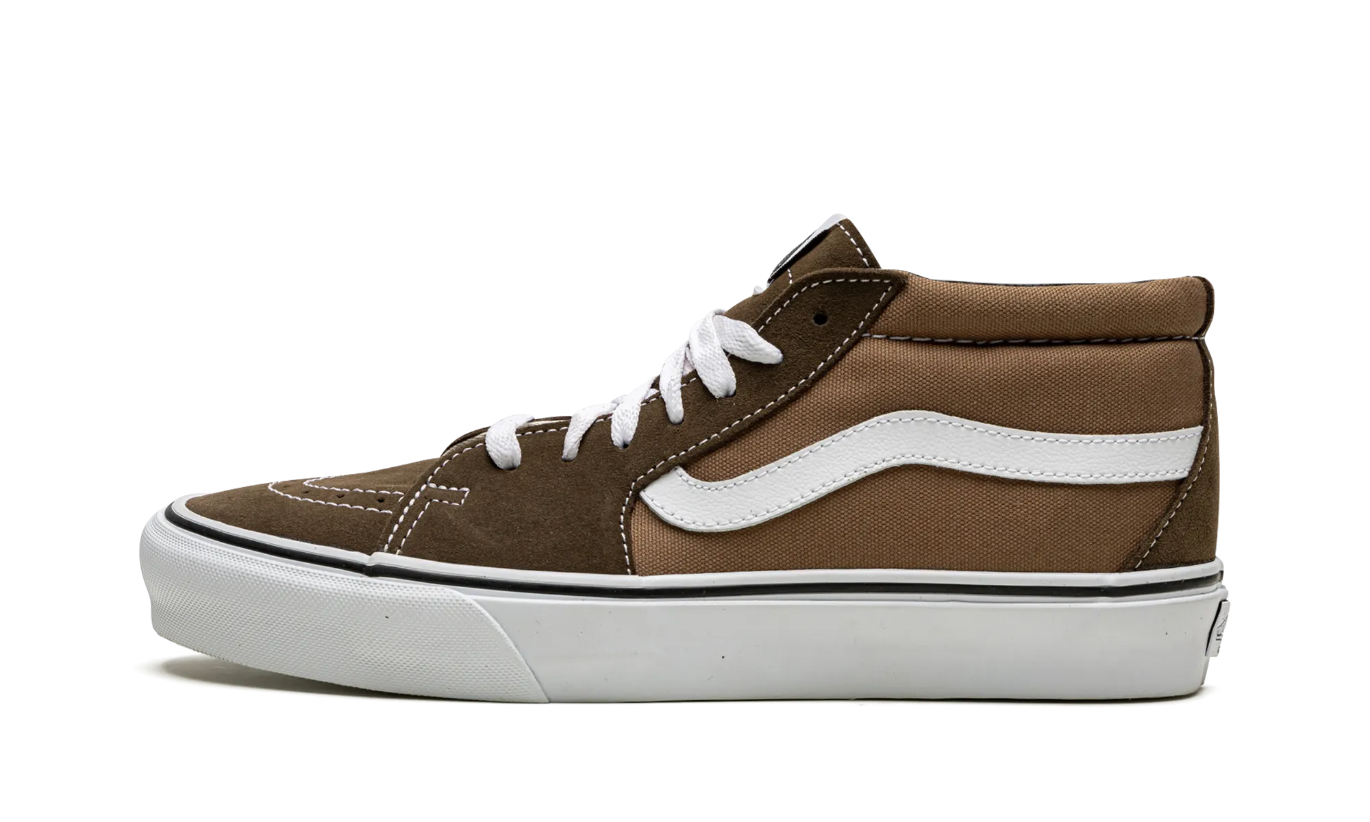 Sk8-Mid Vault LX "Jjjjound - Brown" Gold Tone Rubber Sole