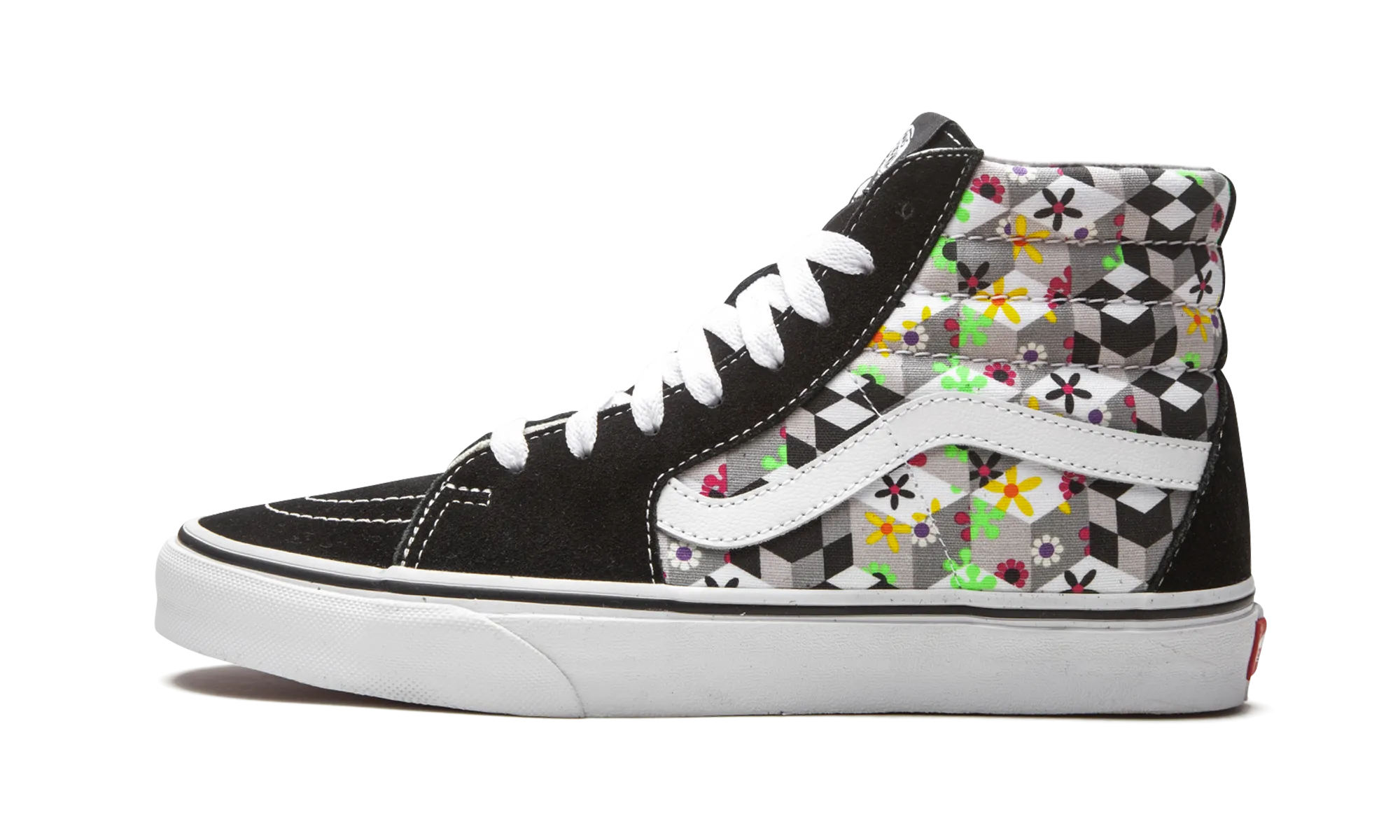 Wide toe box Strong Step Sk8-Hi "Checker Cubes"