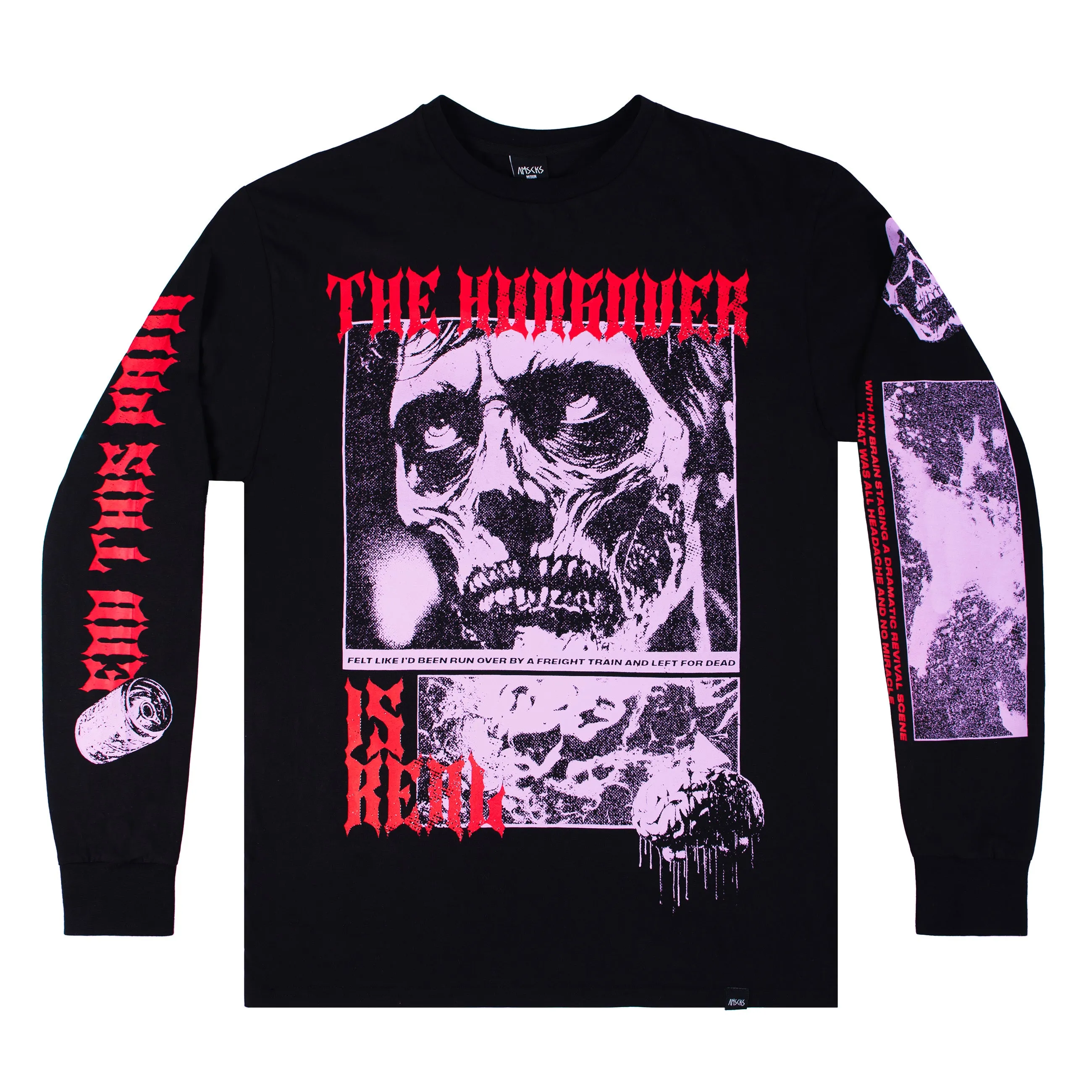 Garment Dyed Technique Zombified - Long Sleeve