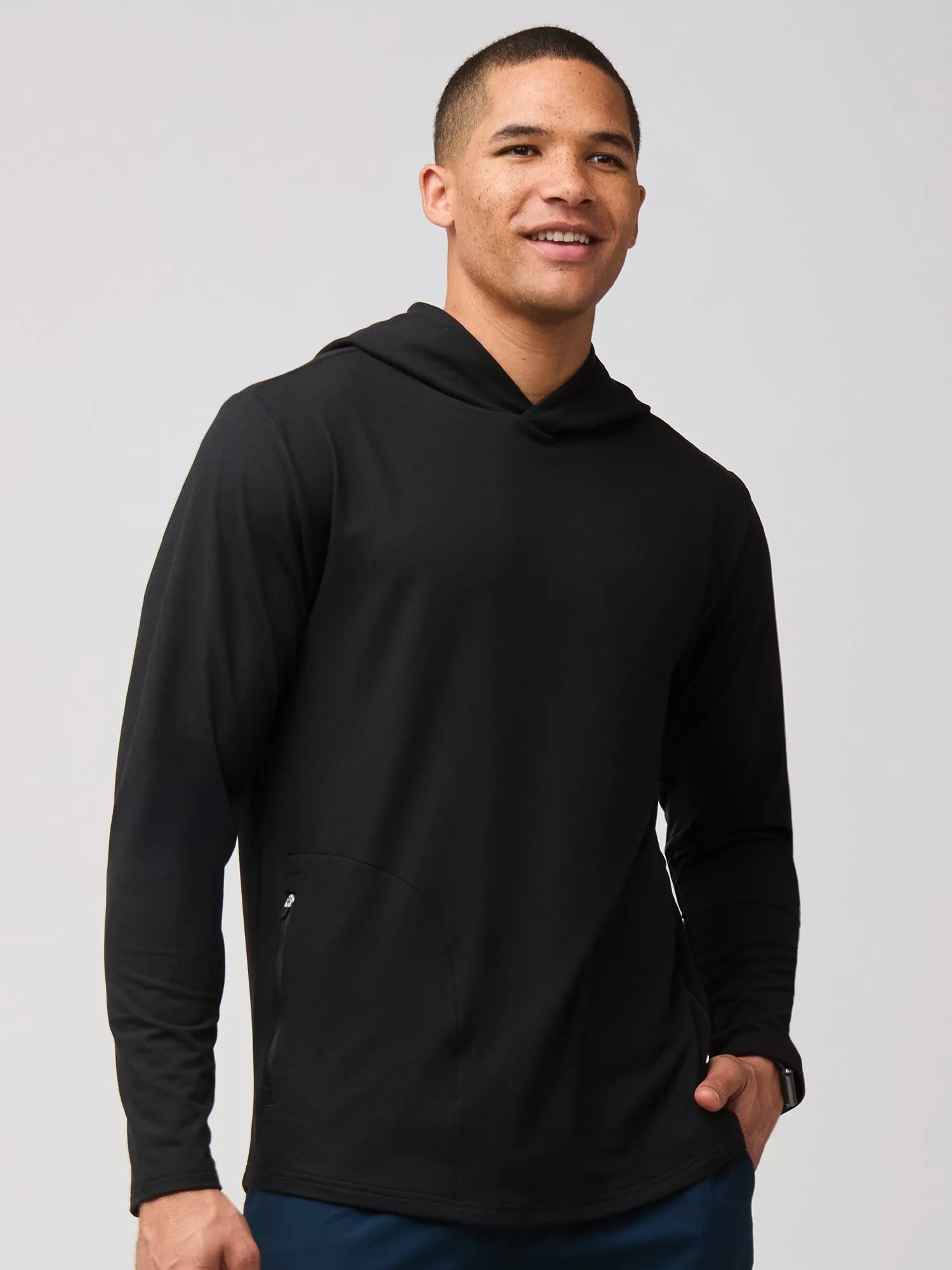product date night charm factor Tech Pullover Hoodie Black   Charcoal 2-Pack