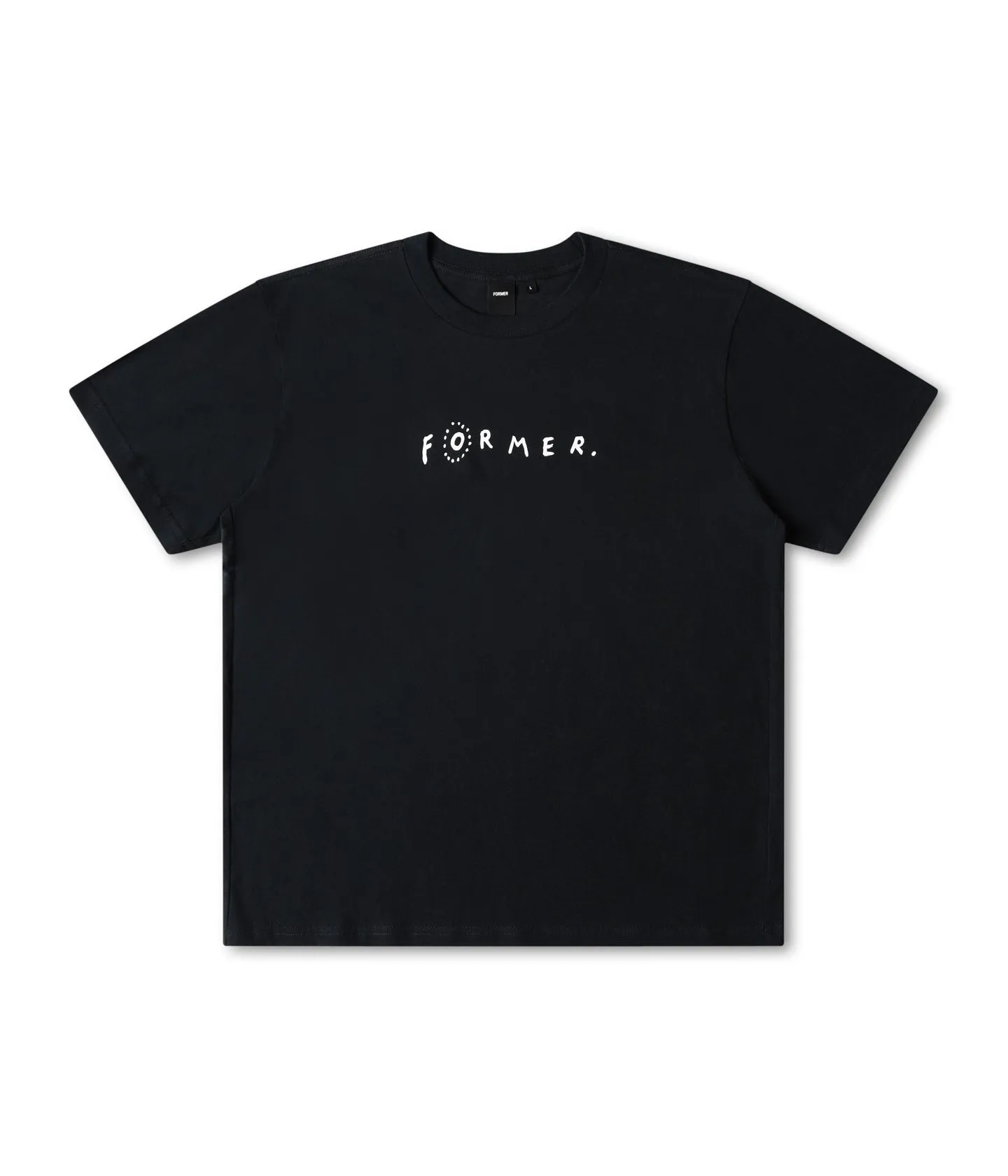 SKITTISH T-SHIRT // BLACK Roomy Waistband quick-drying