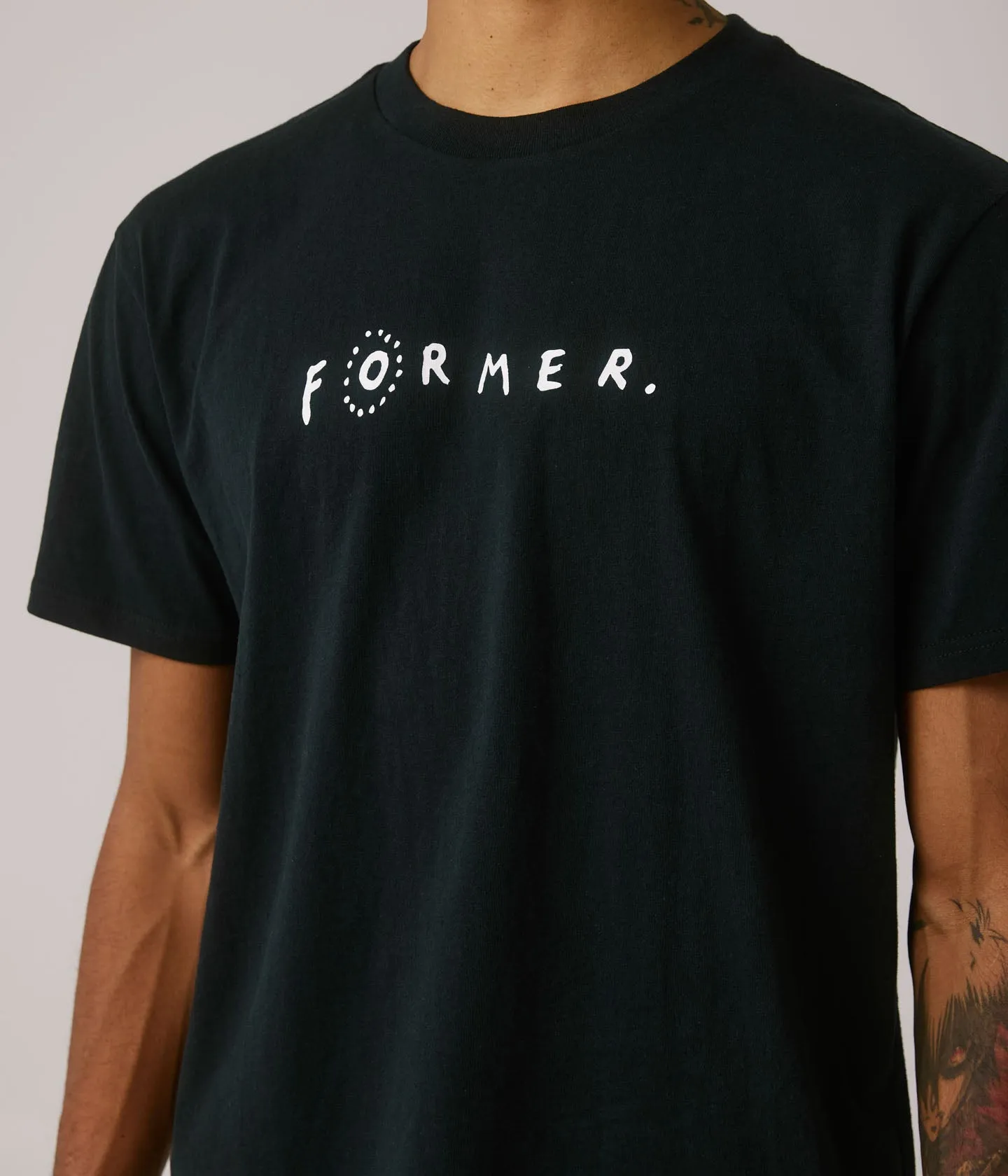 SKITTISH T-SHIRT // BLACK Eco Friendly Production Lightweight Material