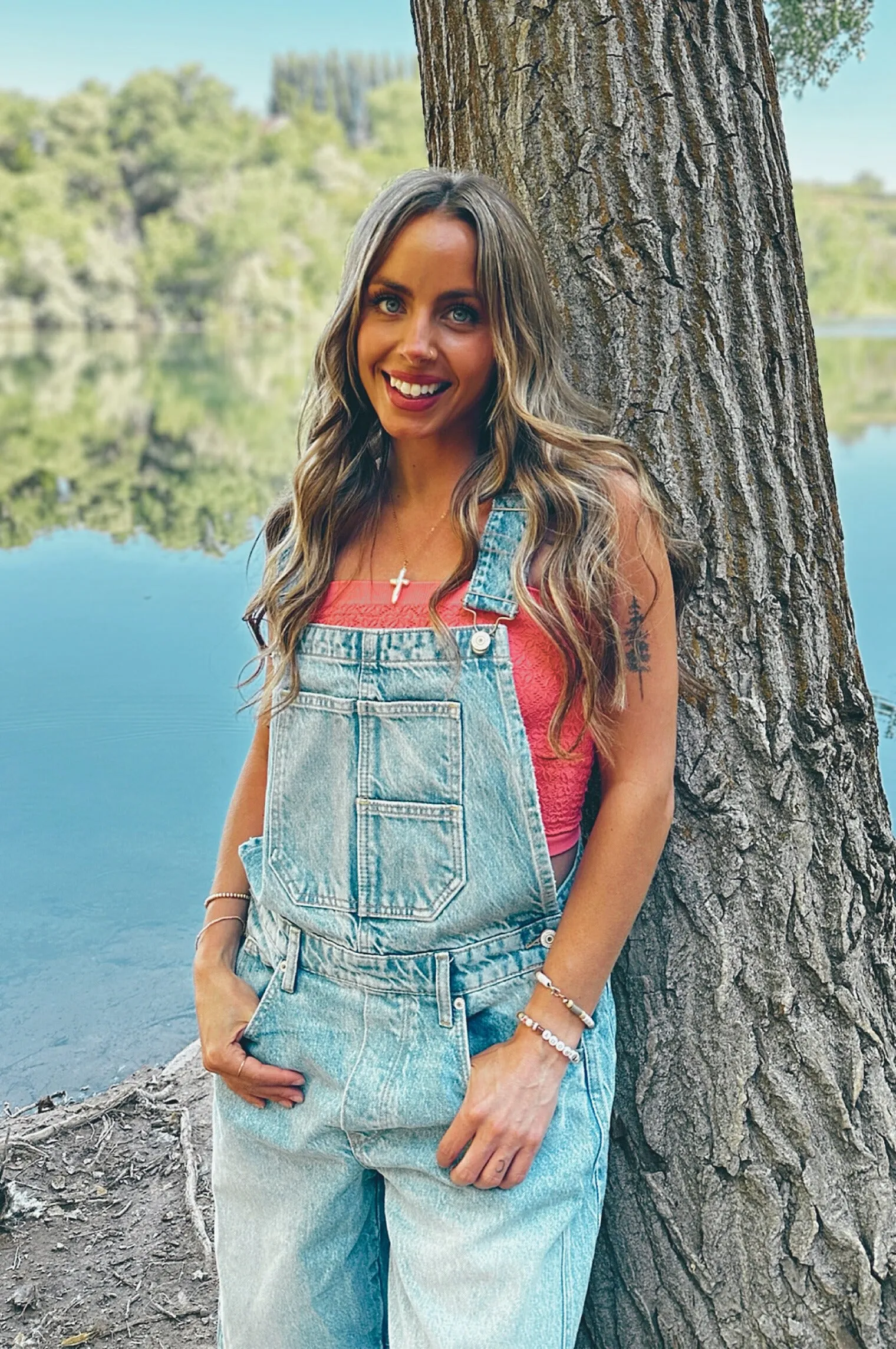 Anti Static Finish Low Profile Free People We The Free Good Luck Barrel Overalls