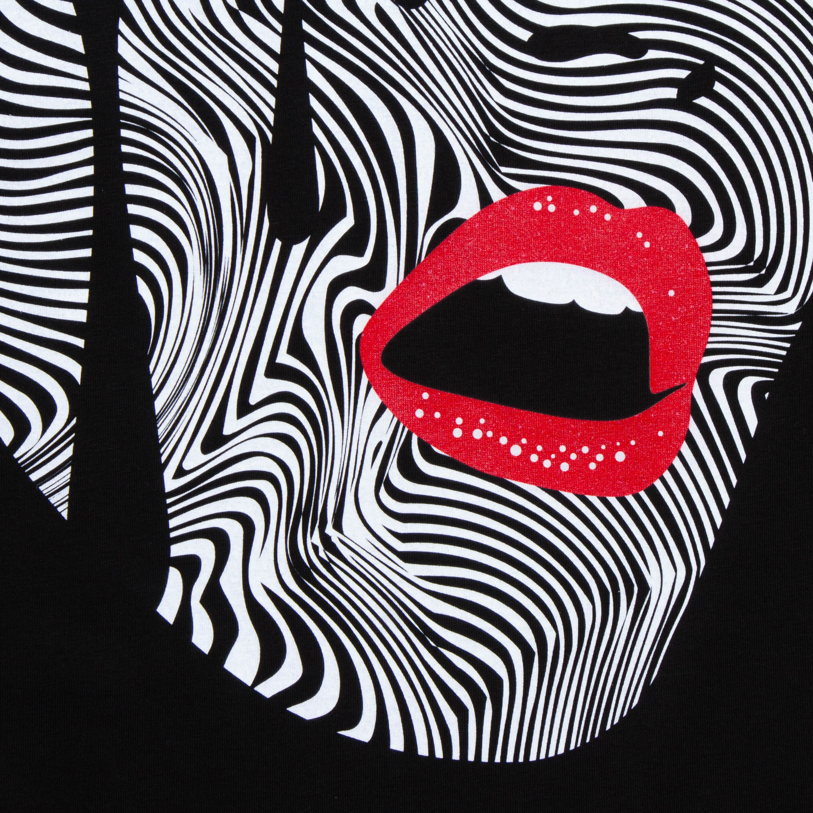 Urban Edge product delivery Droplet Face 015 Front Print - Sweatshirt - Black