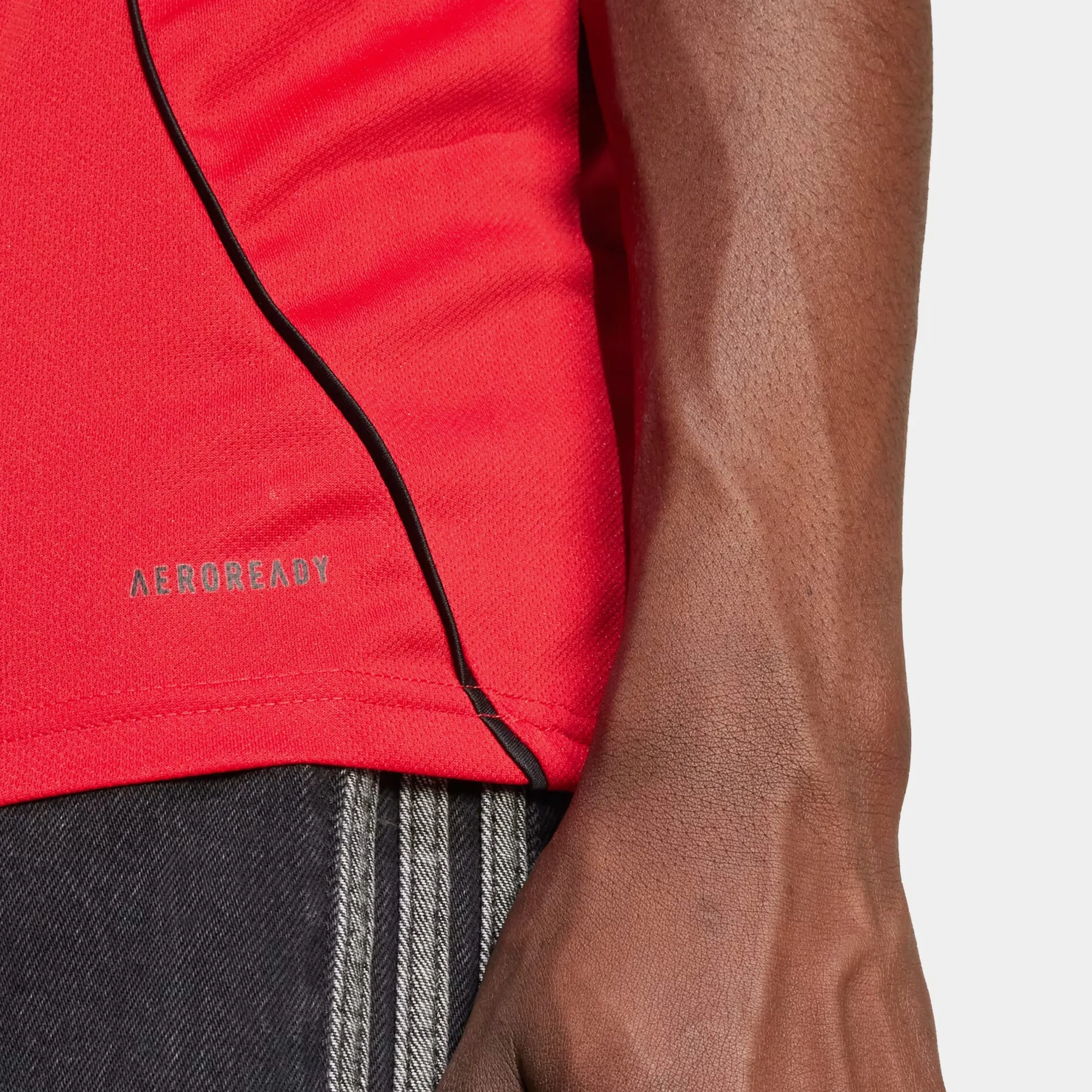 Colorfast Dye Methods Elastic Cuff Retention Manchester United 25/26 Home Mens Jersey (Red)