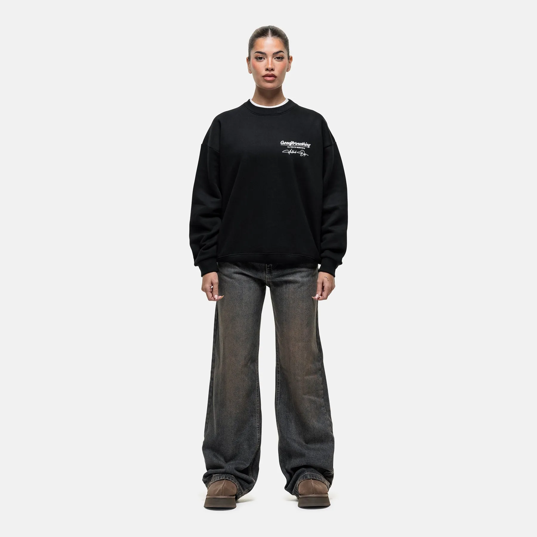 Minimal Fashion product office appropriate professionalism Cult Black Sweatshirt