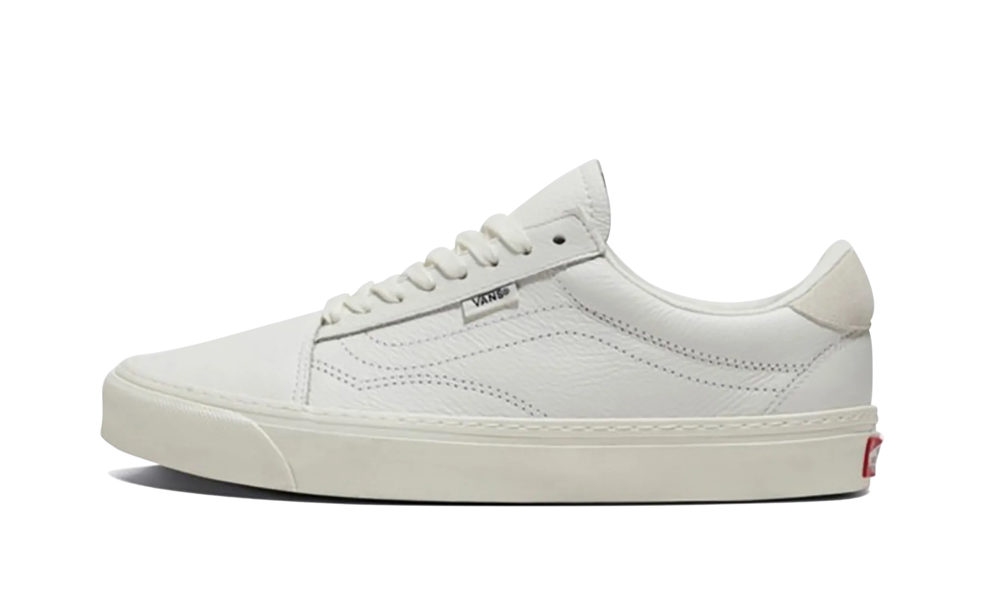 OLD SKOOL LUX "white" Contoured Footbed Low Arch